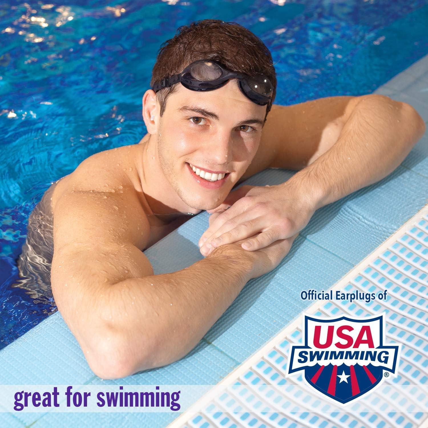 Tapones para oídos AquaBlock Mack's - Silicona impermeable 3 pares