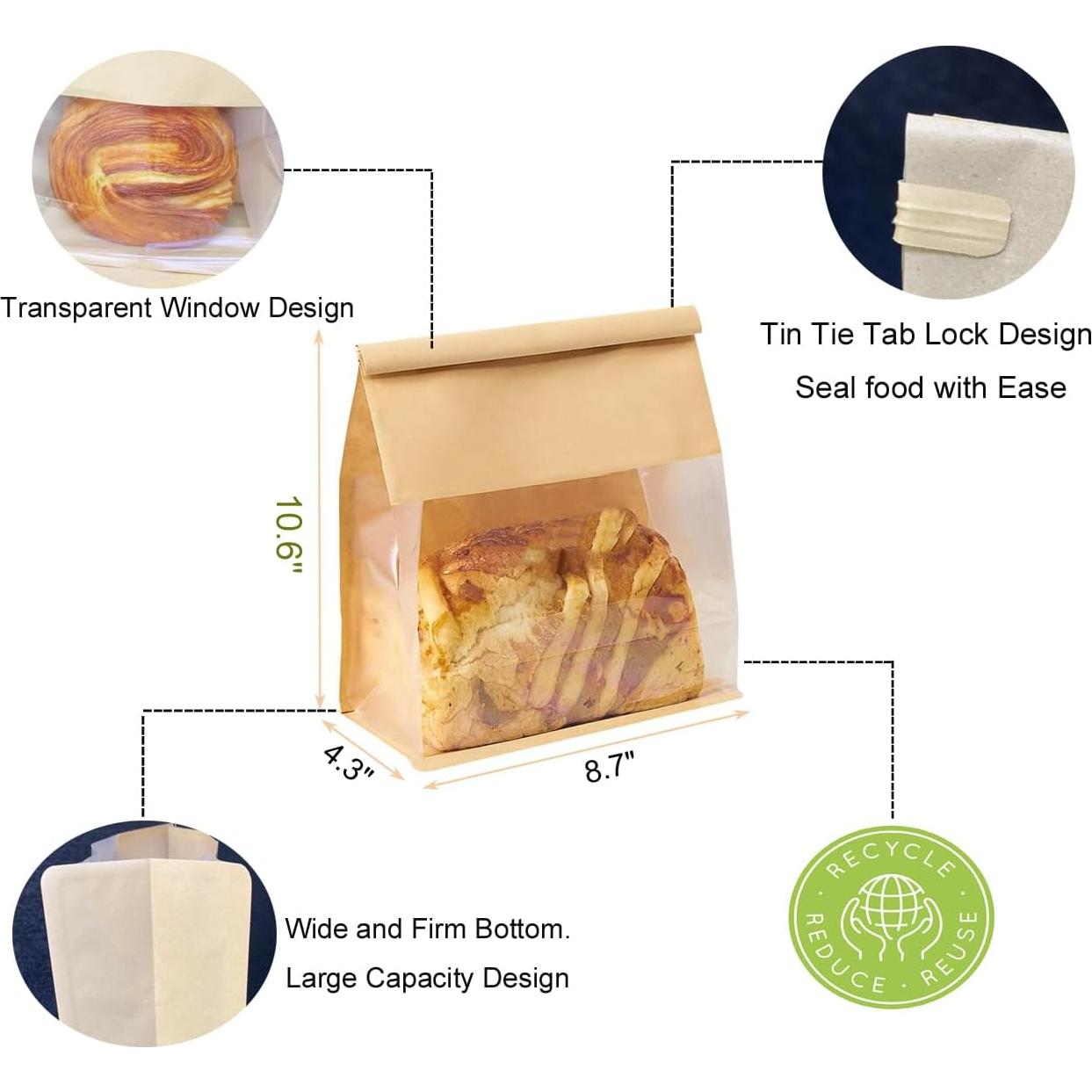 Sling de Silicona para Pan KAIBERYL 52.6 cm + 5 Bolsas Papel