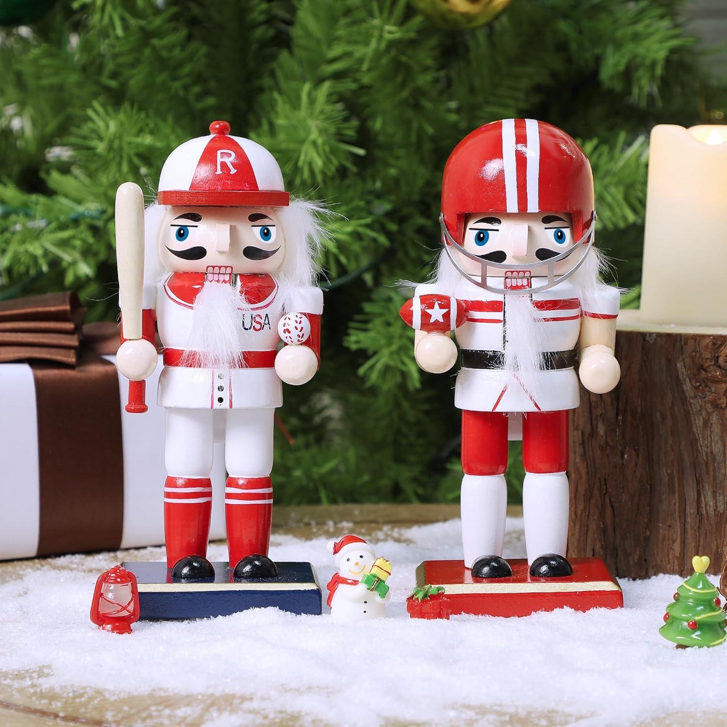 Figuras de Cascanueces Joliyoou 18.5 cm y 17.5 cm Deportivas