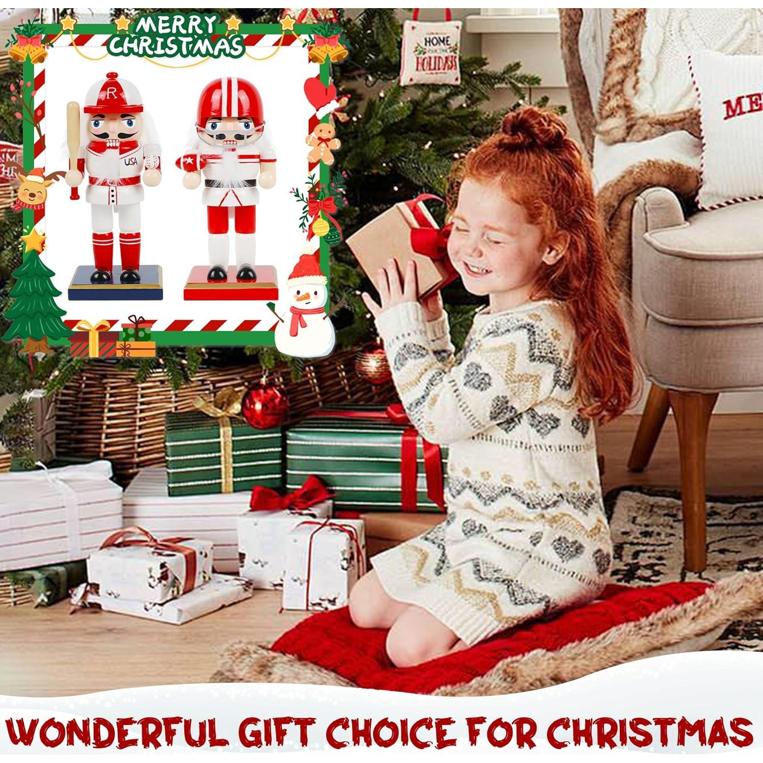 Figuras de Cascanueces Joliyoou 18.5 cm y 17.5 cm Deportivas