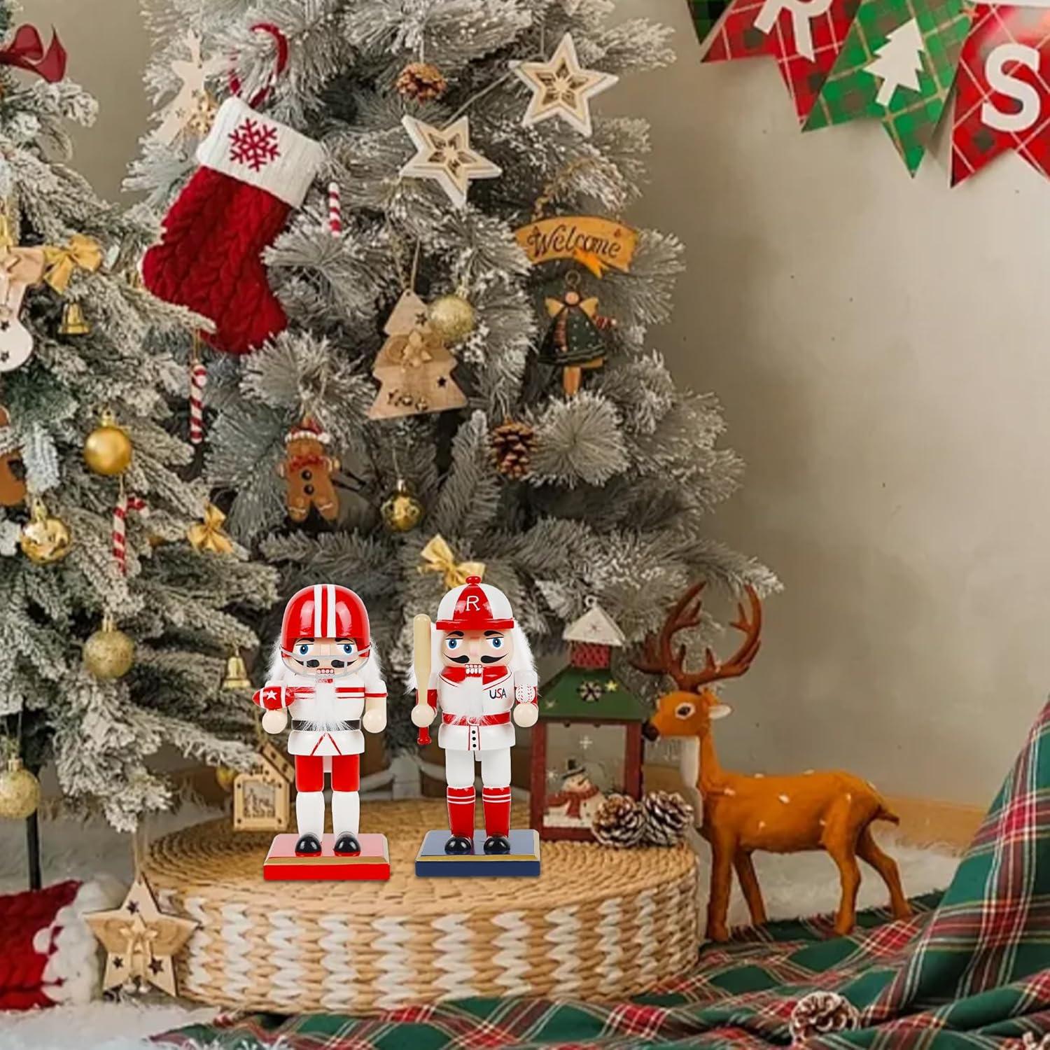 Figuras de Cascanueces Joliyoou 18.5 cm y 17.5 cm Deportivas