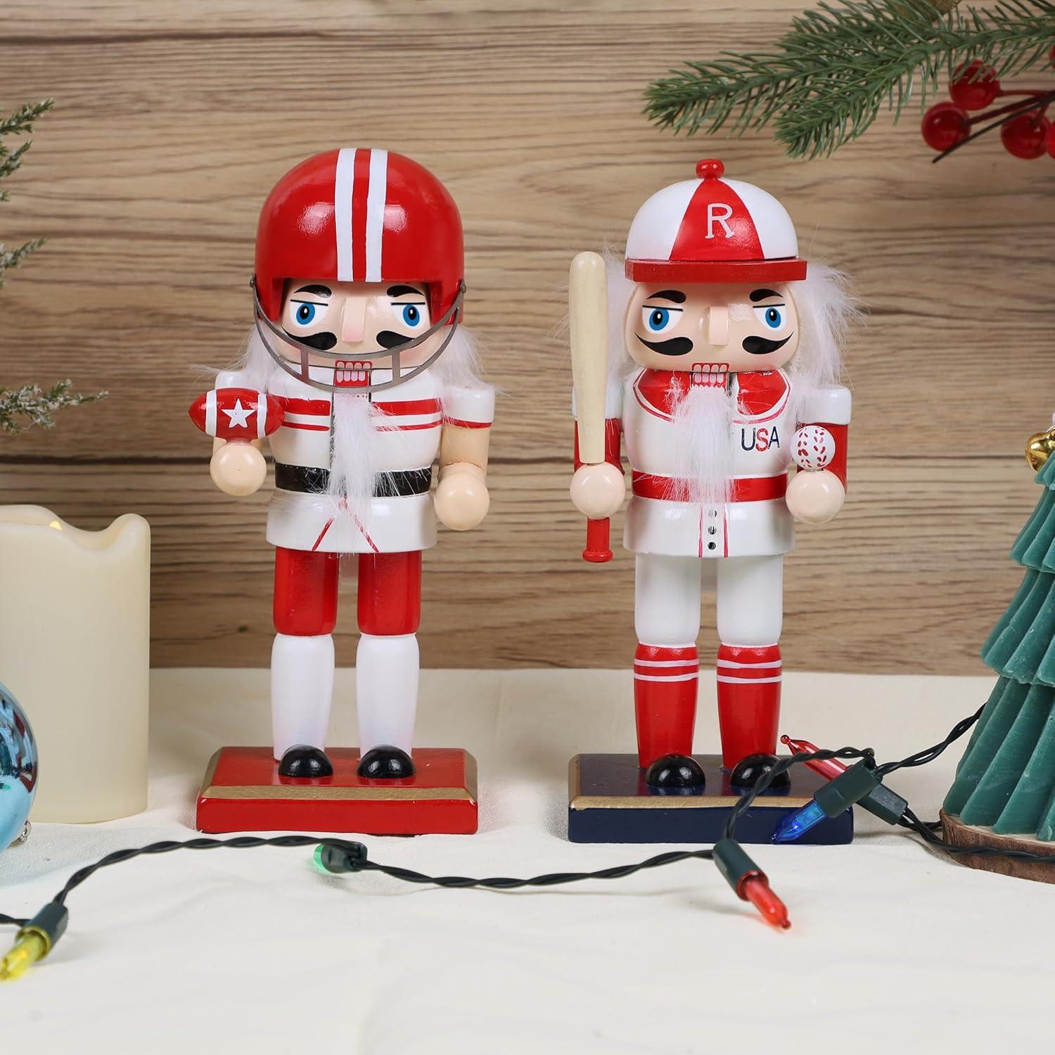 Figuras de Cascanueces Joliyoou 18.5 cm y 17.5 cm Deportivas