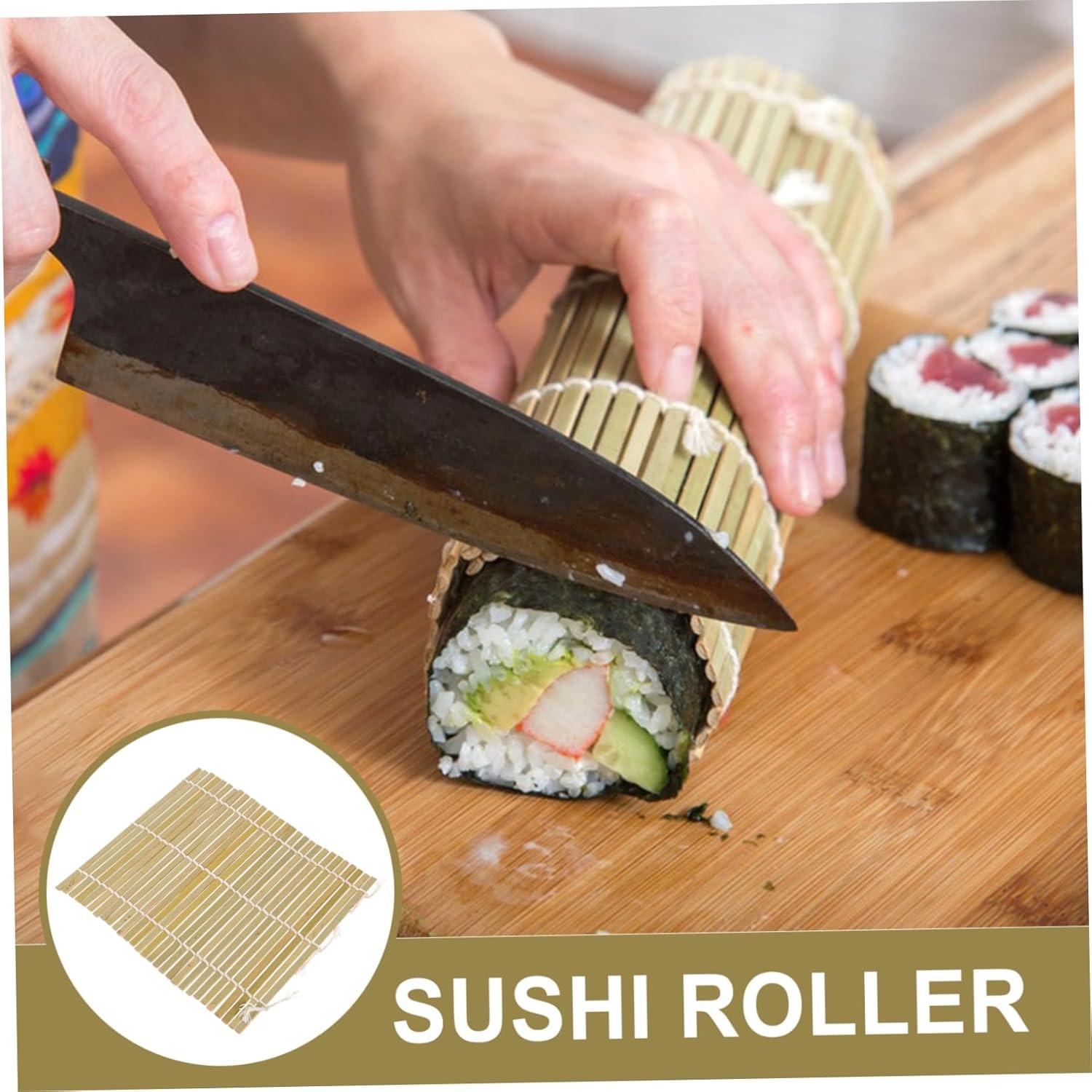 Esteras de Bambú para Sushi Kichvoe 14x14 cm - Kit DIY