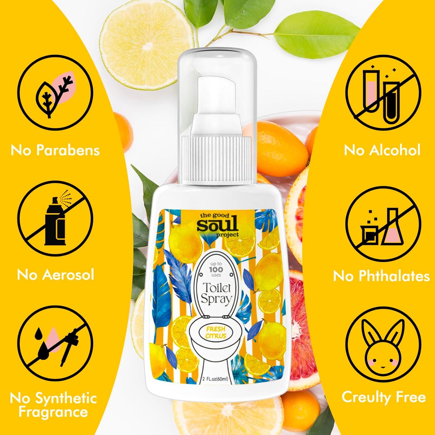 Spray Eliminador de Olores para Inodoro The Good Soul 59 ml