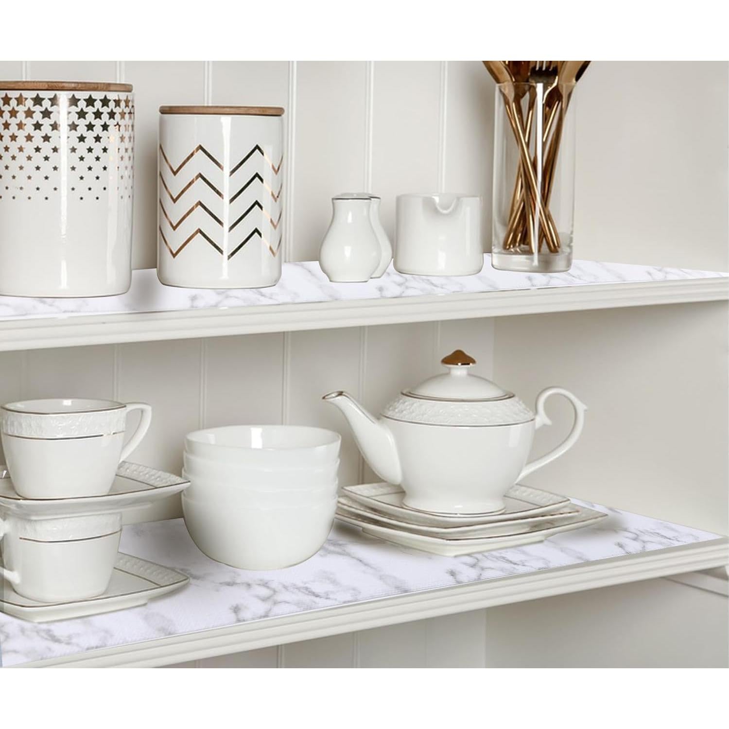 Forro de Cajón Antideslizante GMEPOCH 28x610 cm Mármol