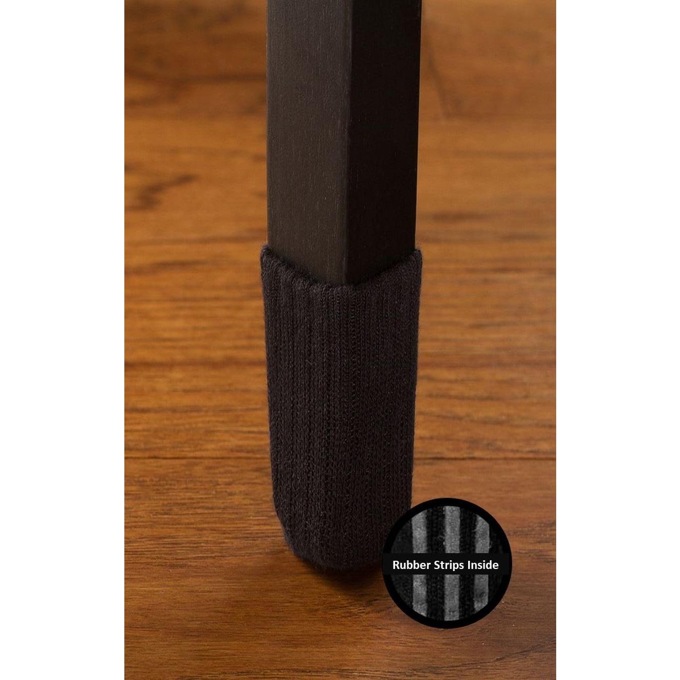 Calcetines para Muebles Furniture Sox 16 Pk Negro Pequeño