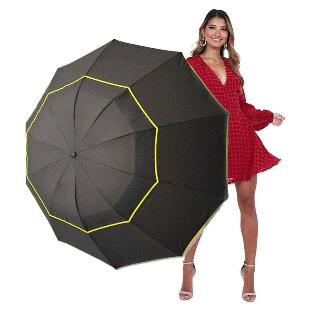 Paraguas Compacto Kalolary 157 cm UPF 50+ Doble Dosel