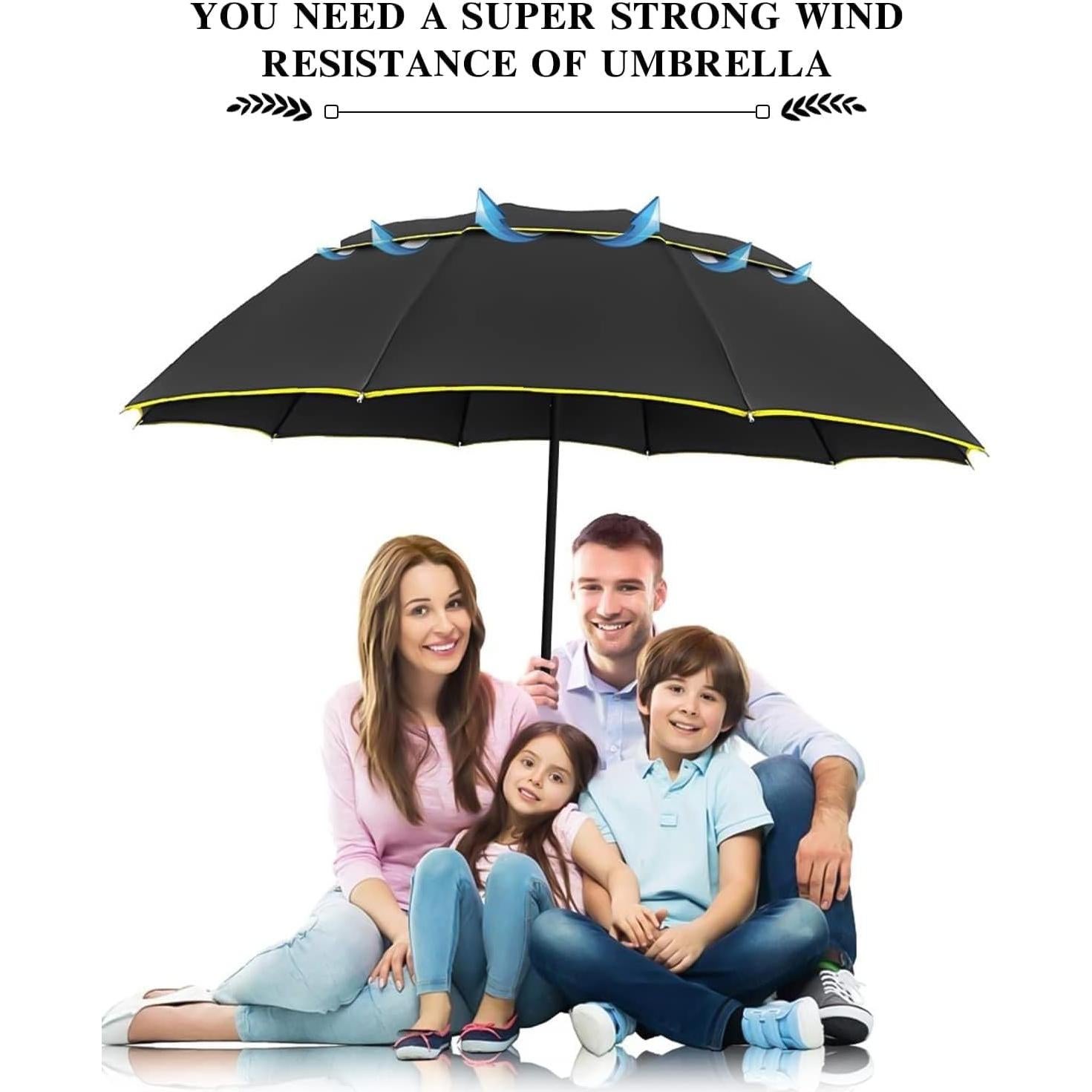 Paraguas Compacto Kalolary 157 cm UPF 50+ Doble Dosel