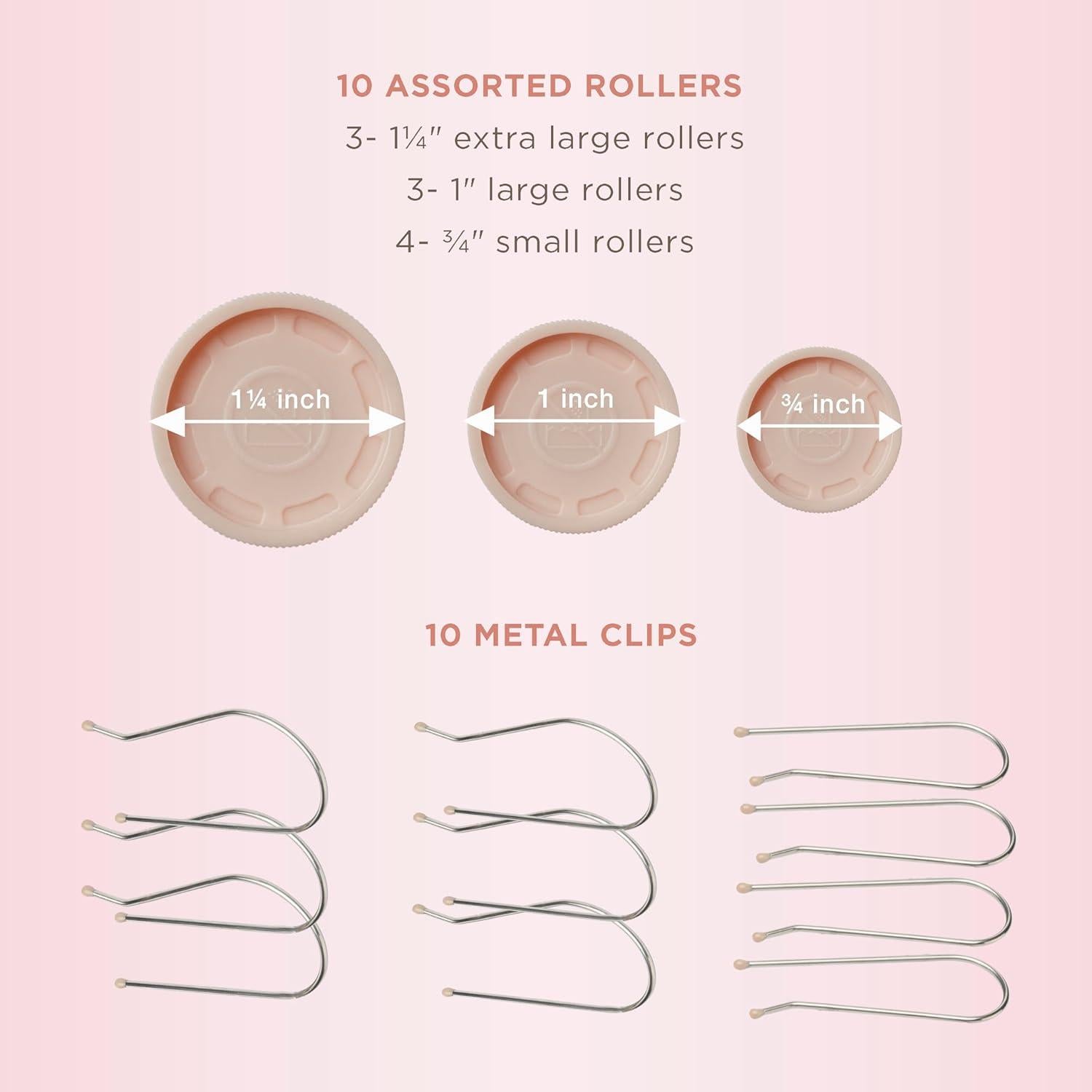 Calentadores de Rulos Compactos Conair HS10XNR - 10 Rulos de Calor