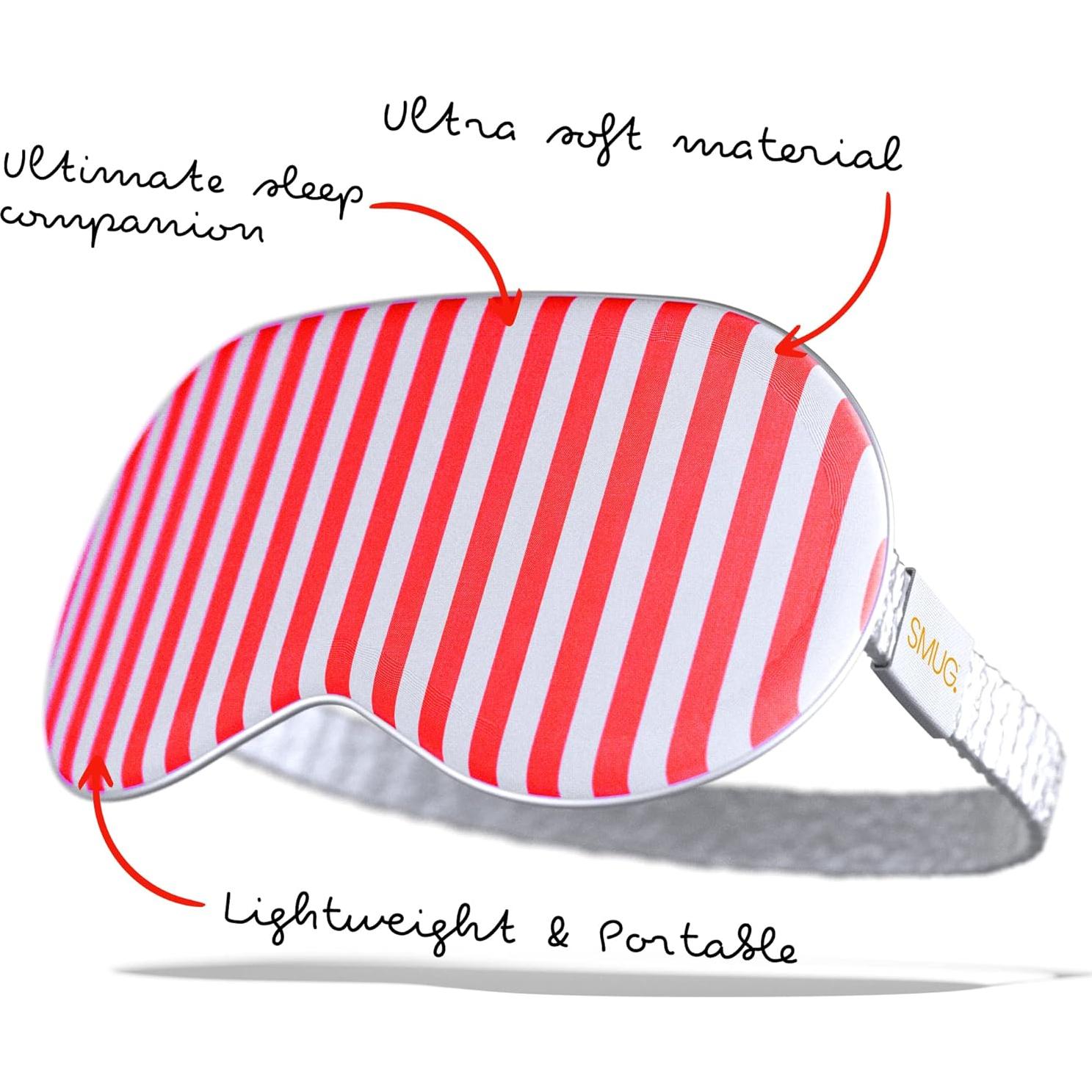 Máscara de Sueño Satinada SMUG - Suave y Ajustable 29x19cm