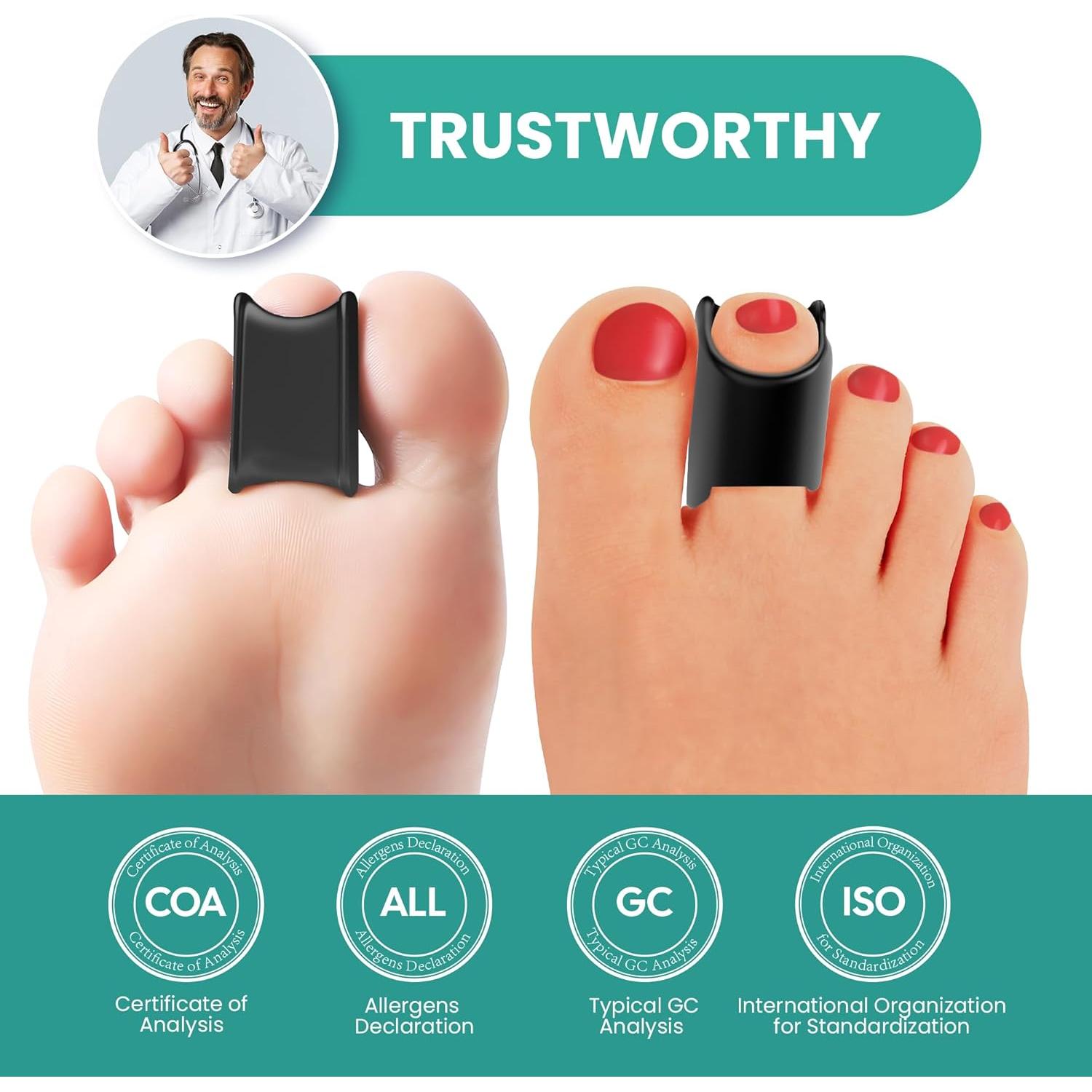 Corrector de Dedos en Martillo Welnove - 6 Paquetes de Gel