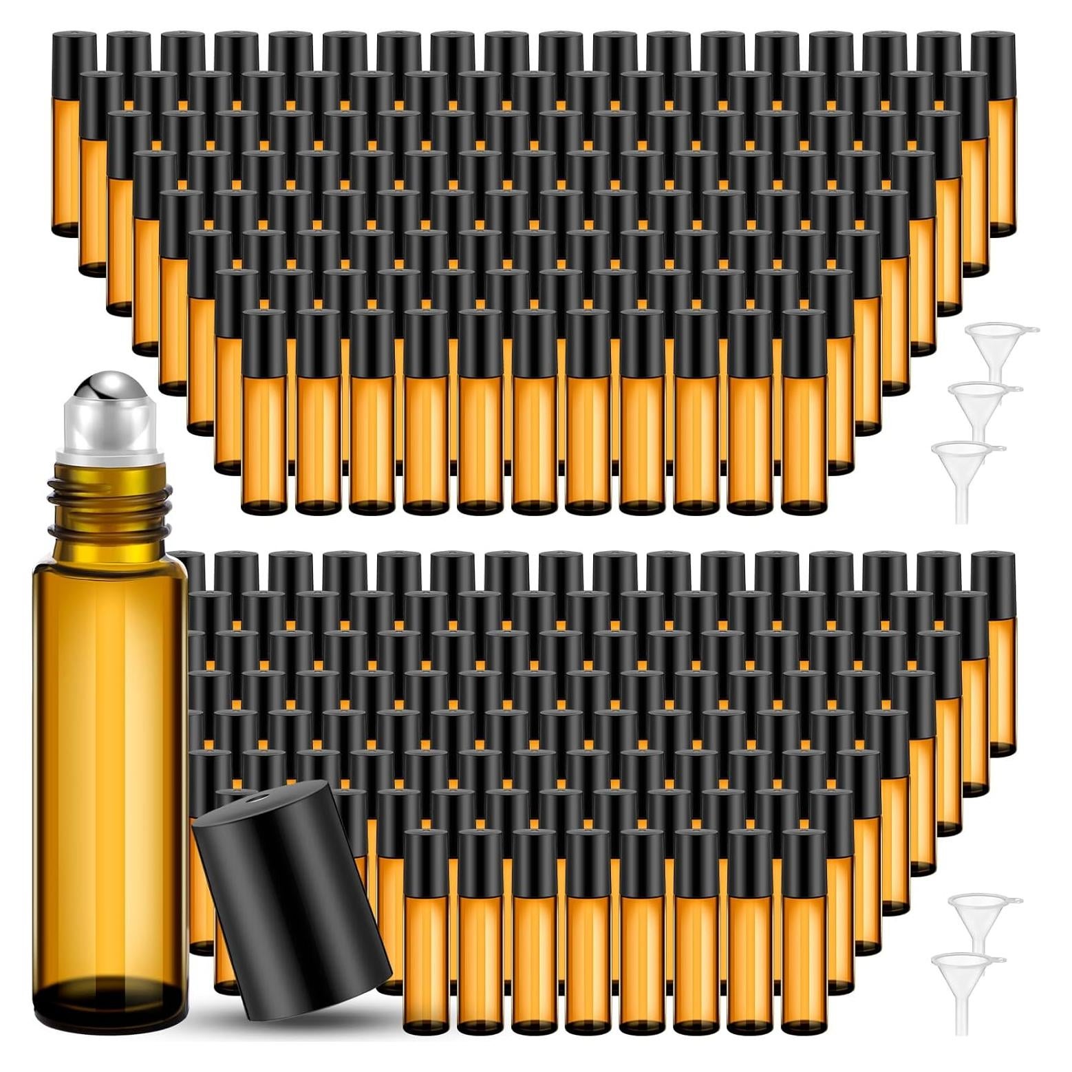 Botellas de Aceite Esencial Sumind 10 ml Ámbar - 250 Pcs