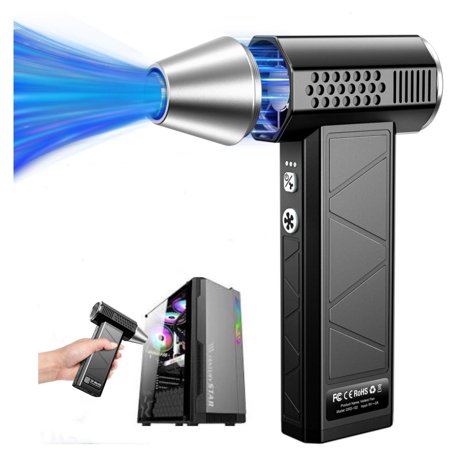 Soplador de Aire Comprimido YUHUO ORD-102 Recargable 4 Velocidades