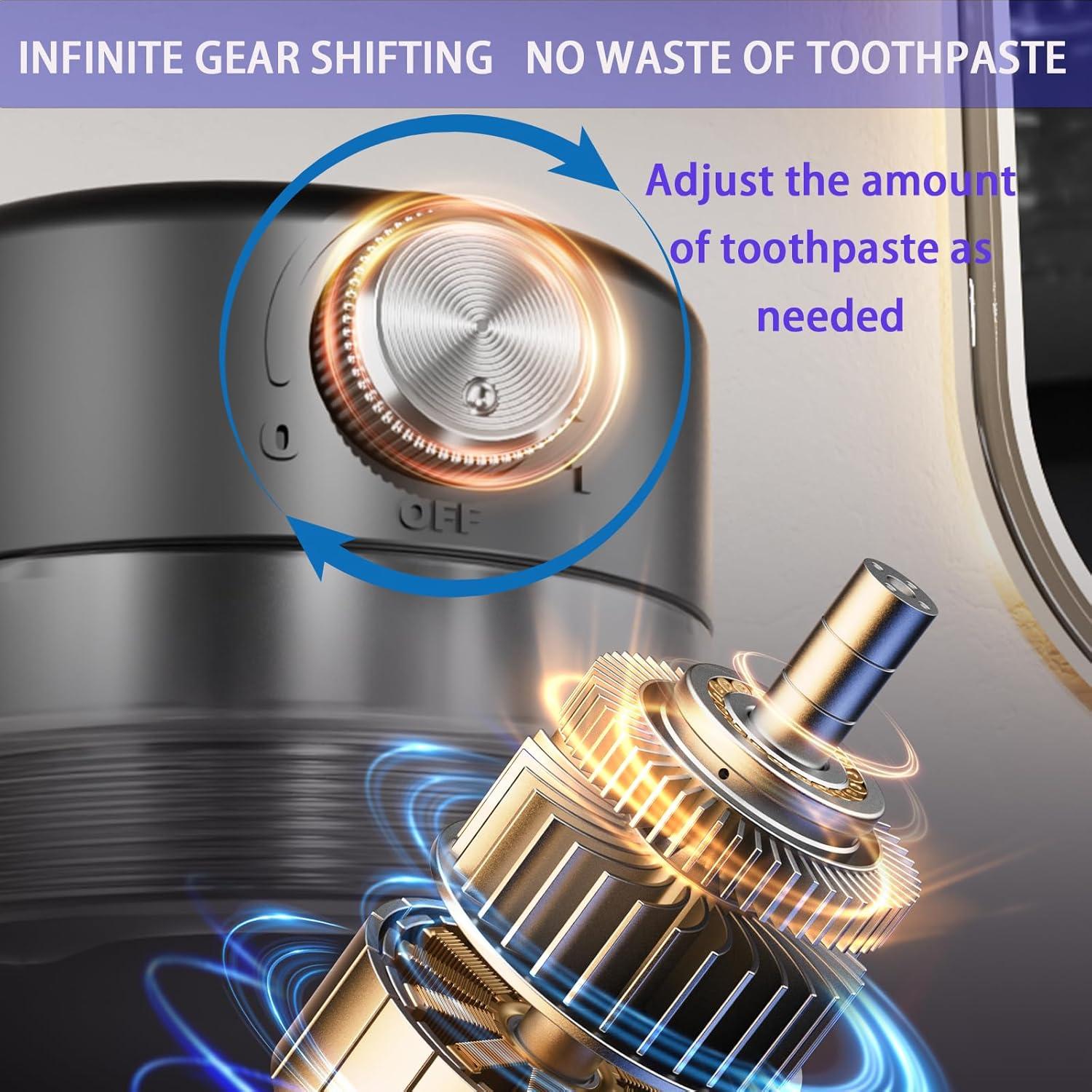 Dispensador Automático de Pasta de Dientes Wekity Negro