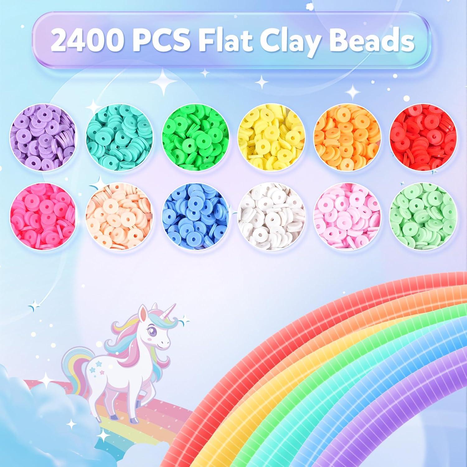 Kit de Fabricación de Pulseras ZOOI para Niñas 2400 Piezas