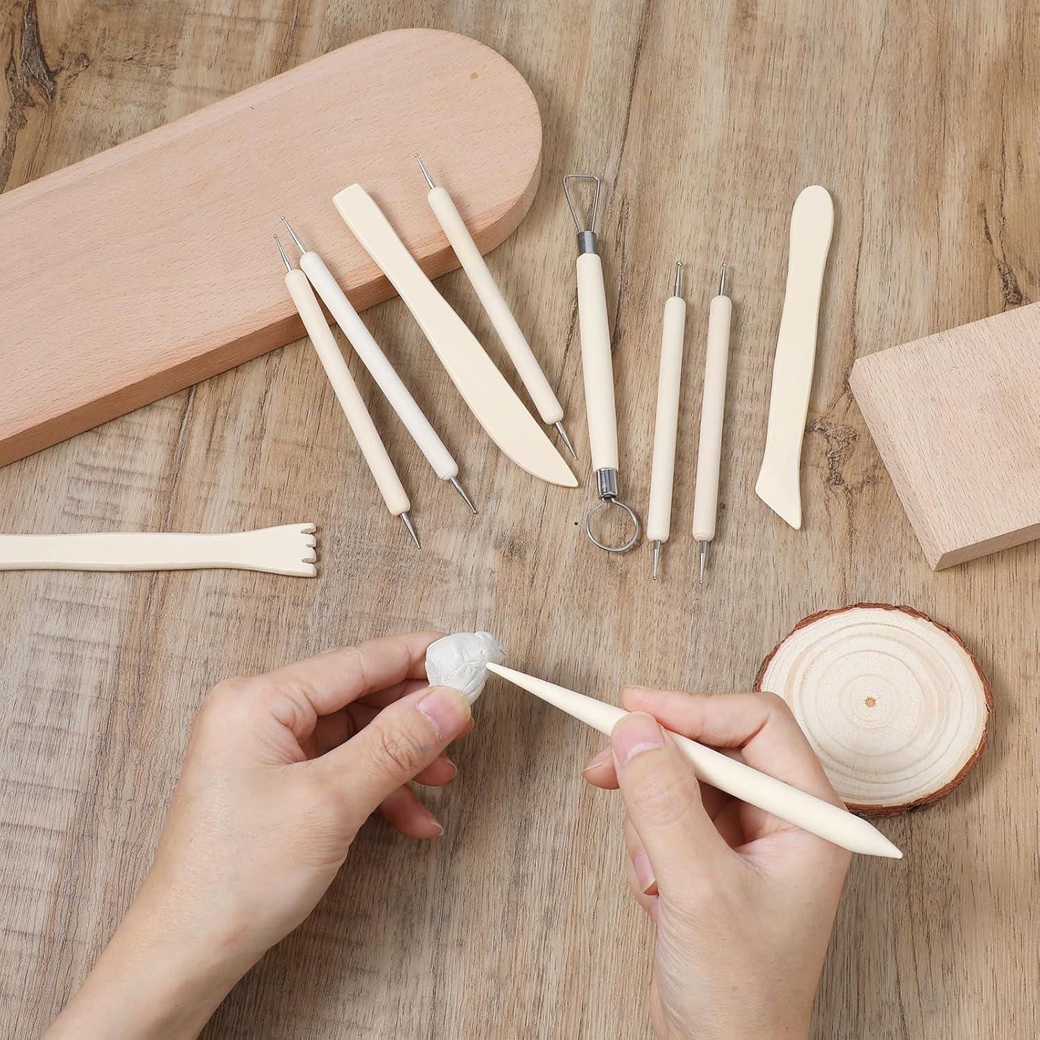 Kit de Herramientas de Escultura de Arcilla LLOUSSAK 10 Piezas