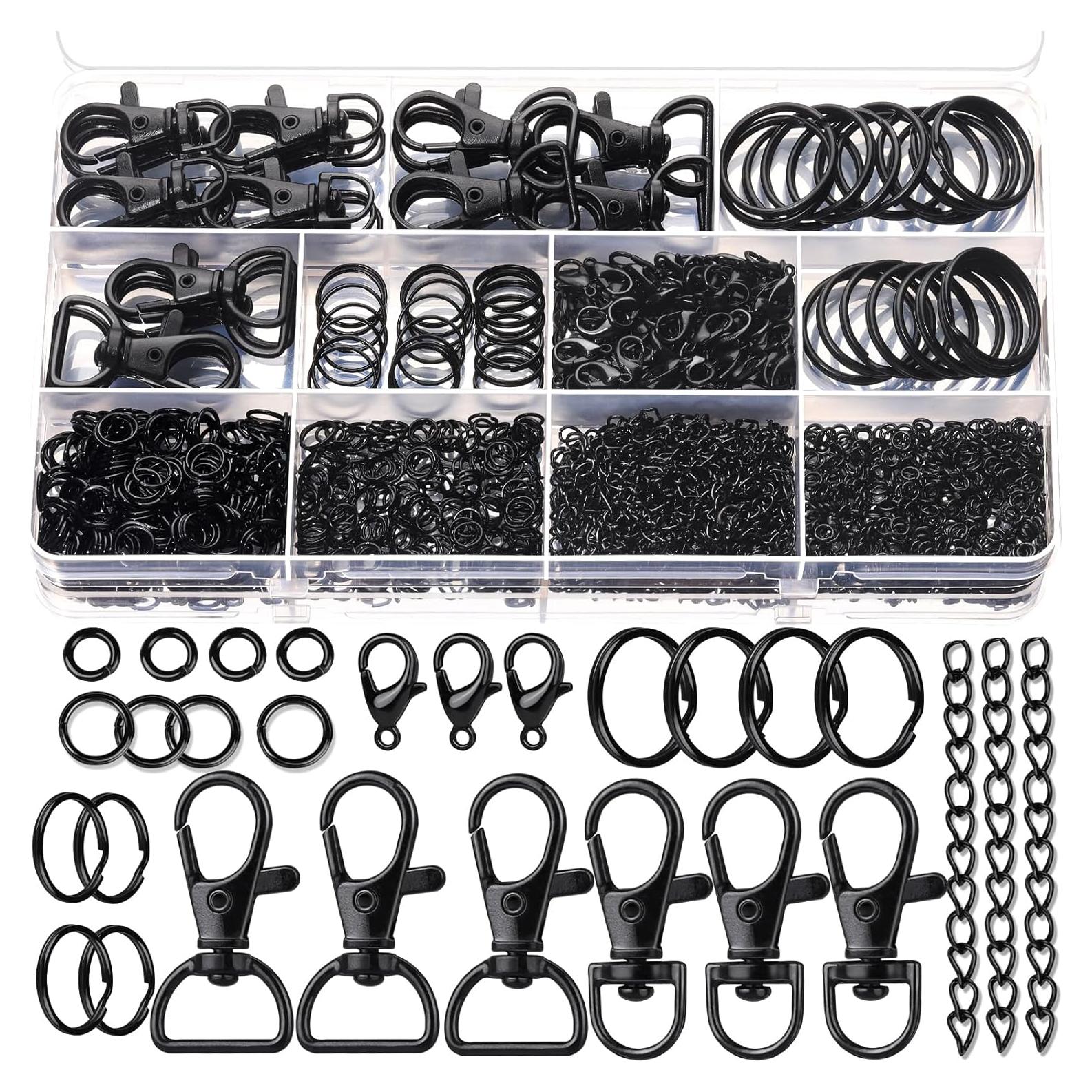 Kit de Fabricación de Llaveros Teenitor 524 Piezas Negro