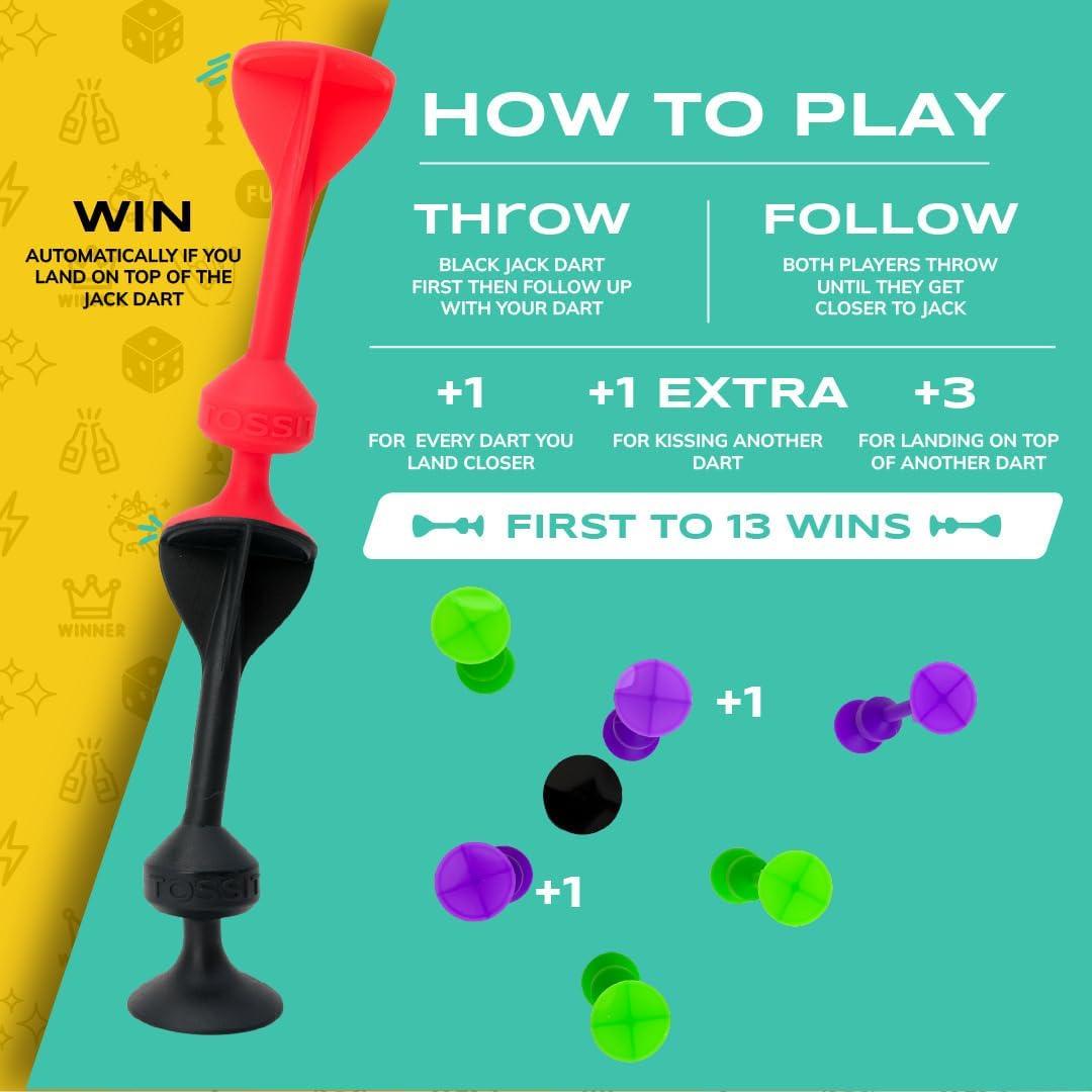 Juego de Dardos TOSSIT de Silicona para 2 Jugadores