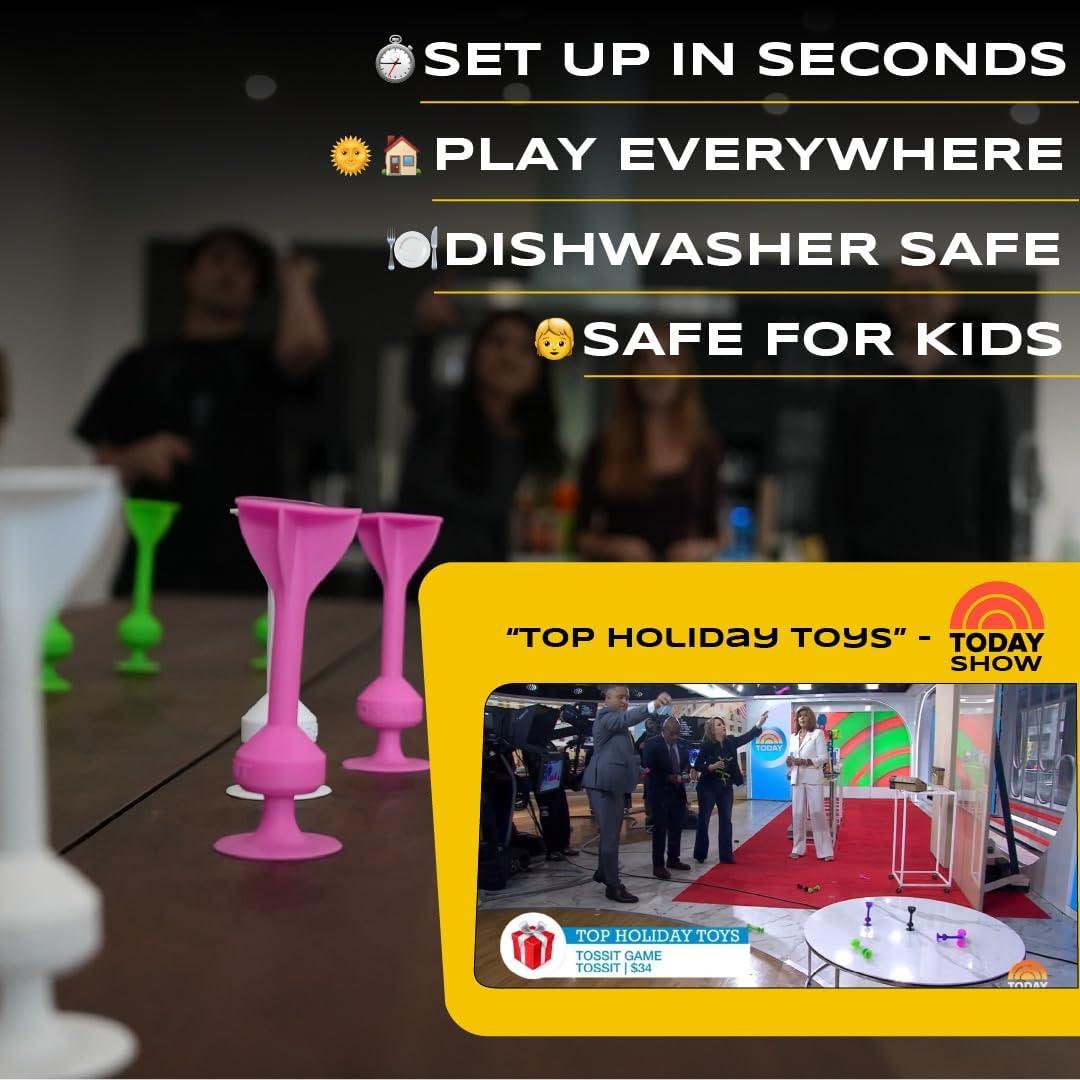 Juego de Dardos TOSSIT de Silicona para 2 Jugadores