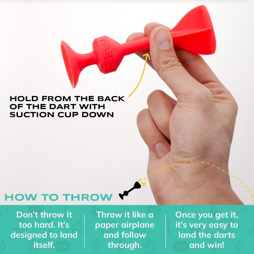 Juego de Dardos TOSSIT de Silicona para 2 Jugadores