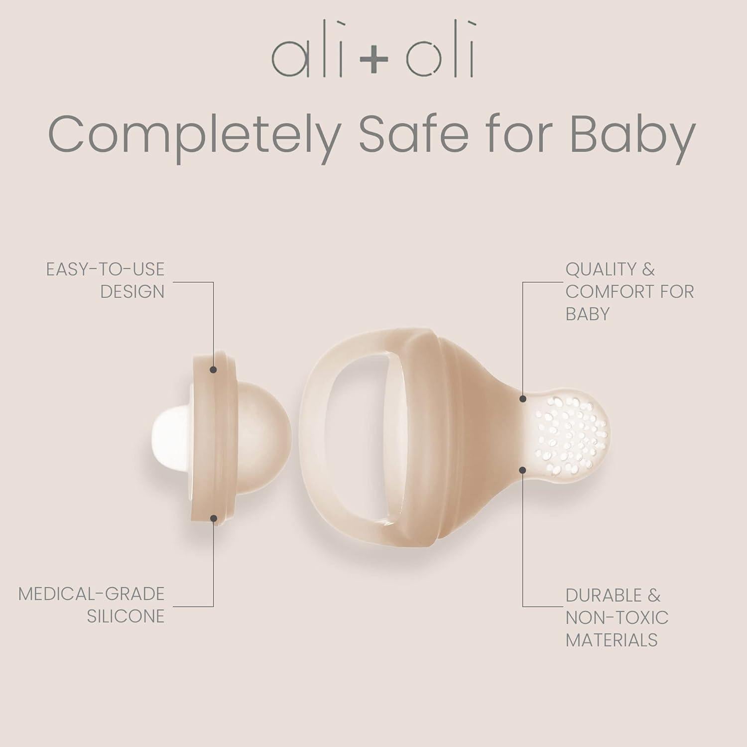 Chupete Alimentador de Comida y Fruta Ali+Oli Set 2 pcs