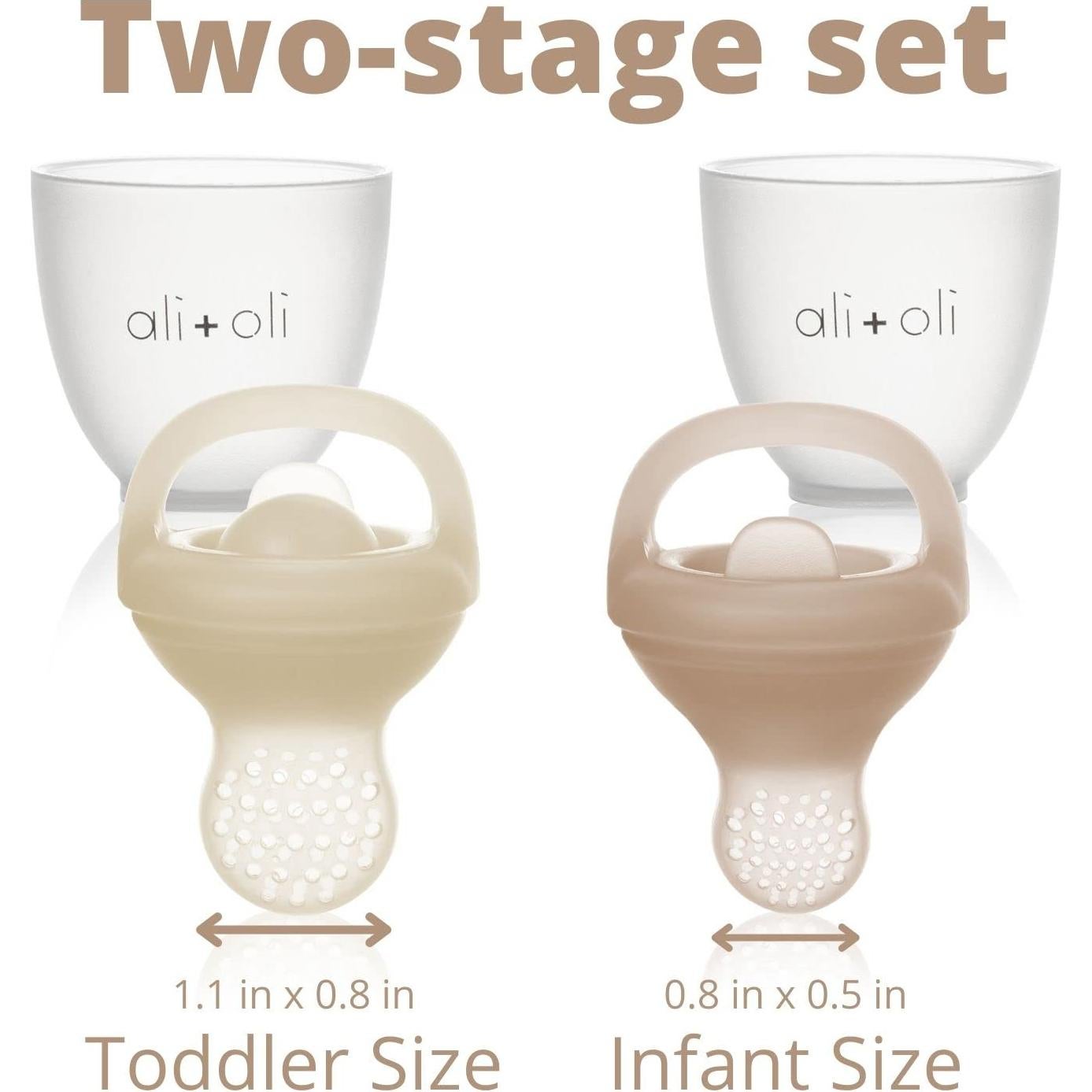 Chupete Alimentador de Comida y Fruta Ali+Oli Set 2 pcs