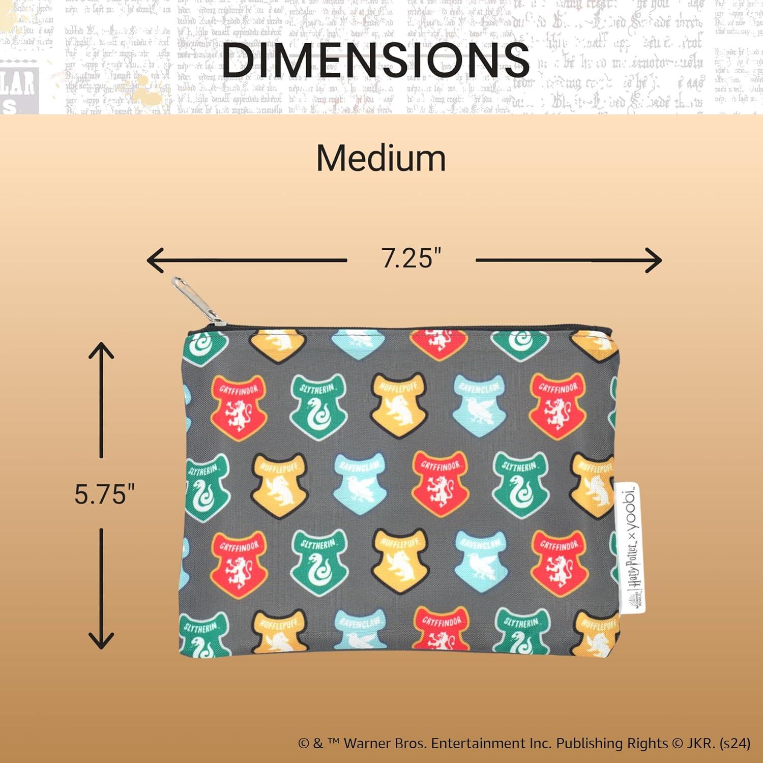 Bolsas Reutilizables para Snacks Yoobi Harry Potter - 3 Tamaños
