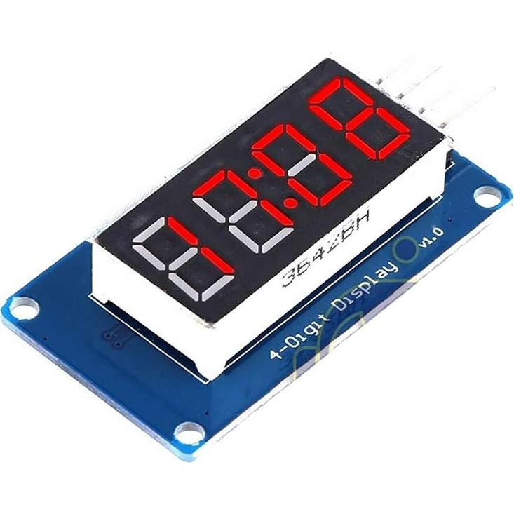 Módulo Pantalla LED Digital DEVMO TM1637 4 Dígitos 0.91cm