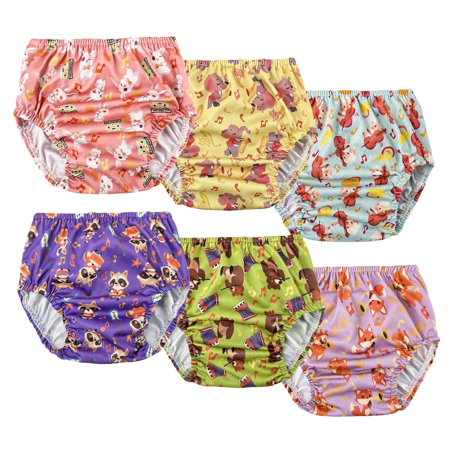 6 Pantalones de Entrenamiento Impermeables BISENKID 1T Niñas