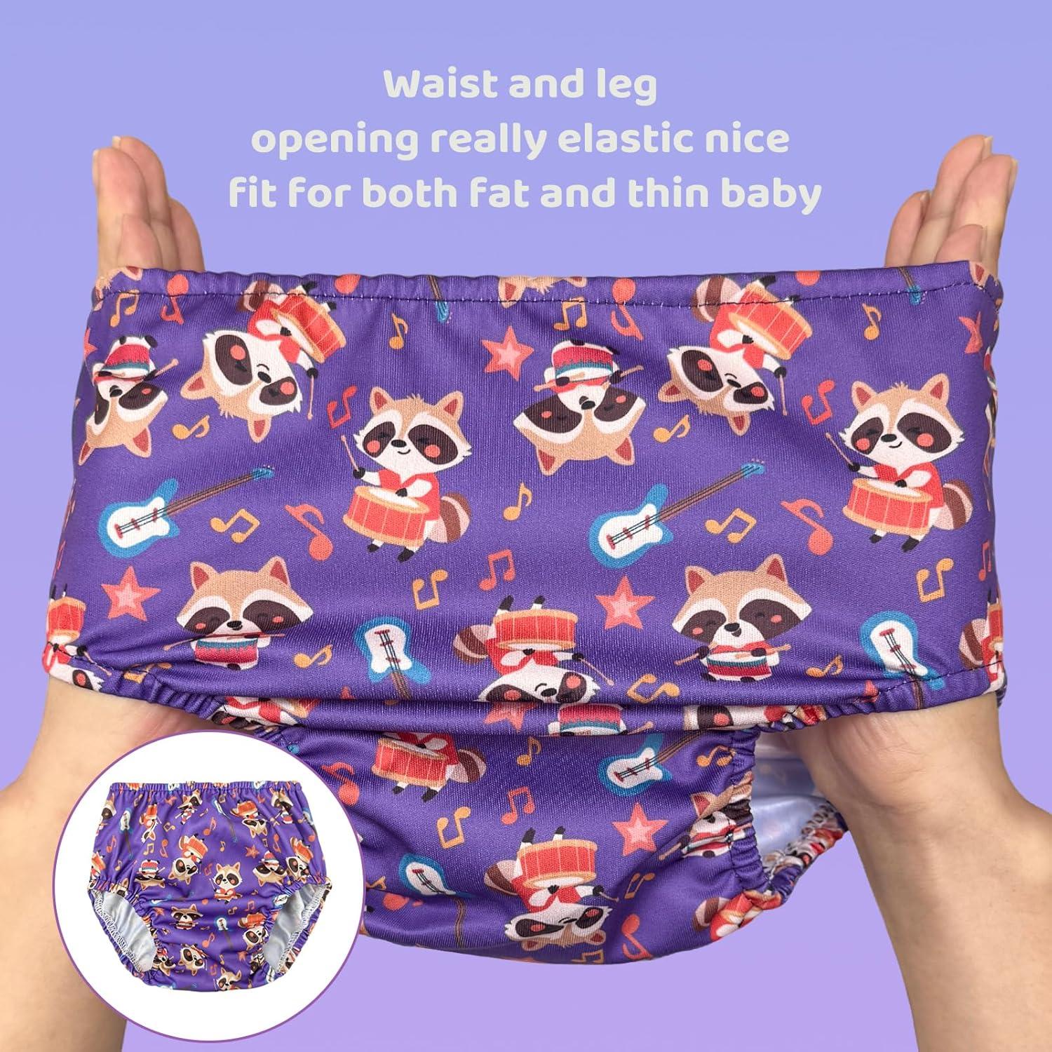 6 Pantalones de Entrenamiento Impermeables BISENKID 1T Niñas