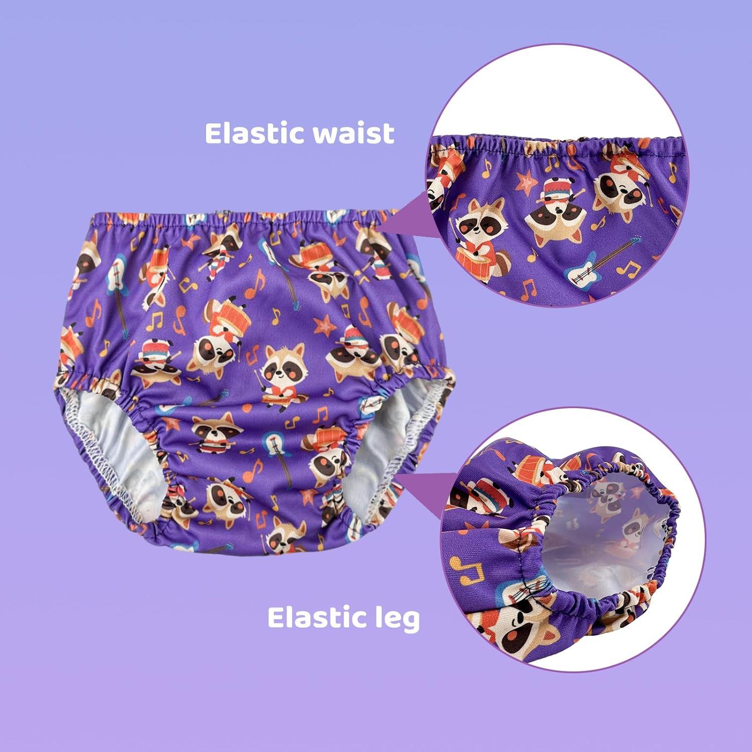 6 Pantalones de Entrenamiento Impermeables BISENKID 1T Niñas