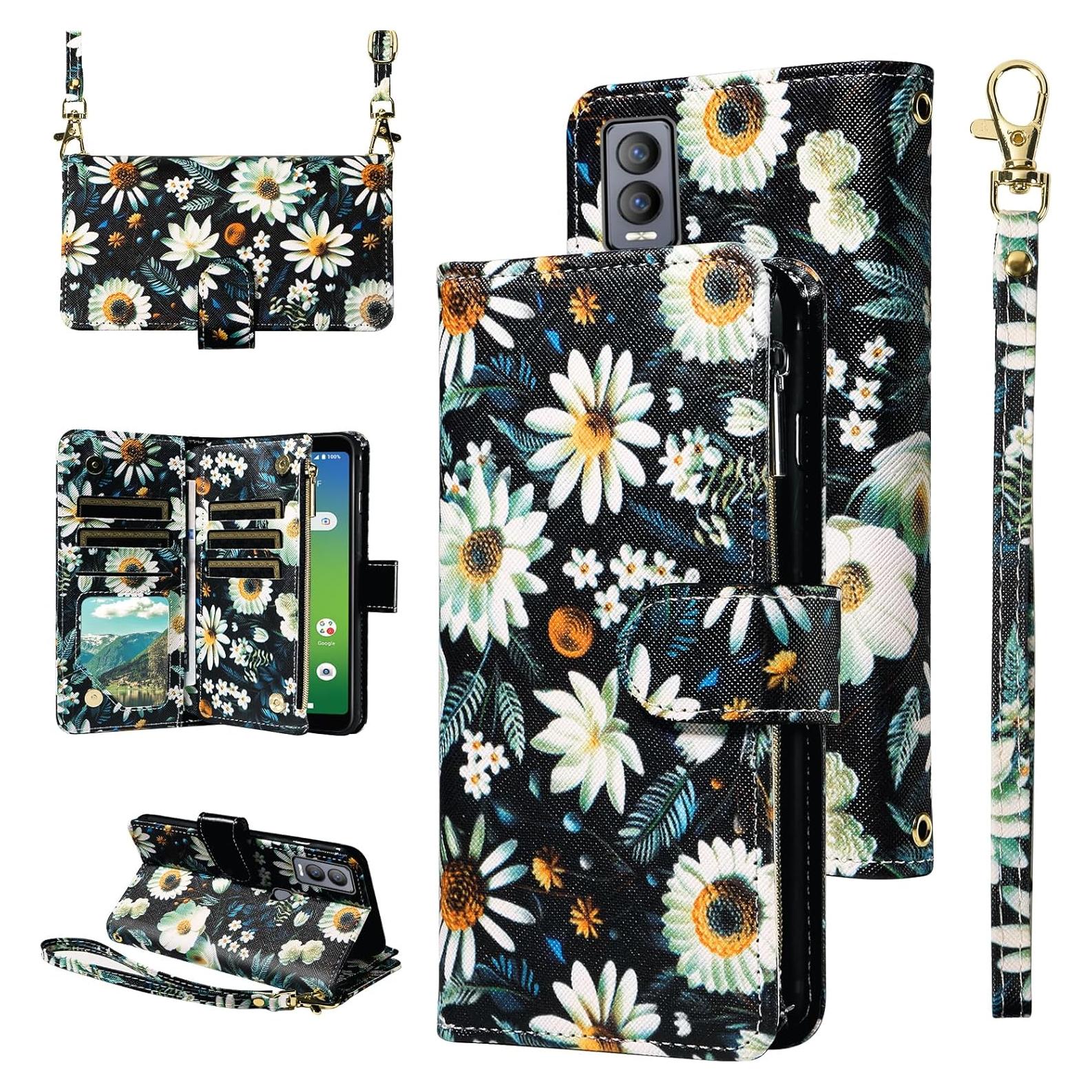 Funda billetera Furill para Cricket Magic 5G y AT&T Propel 5G