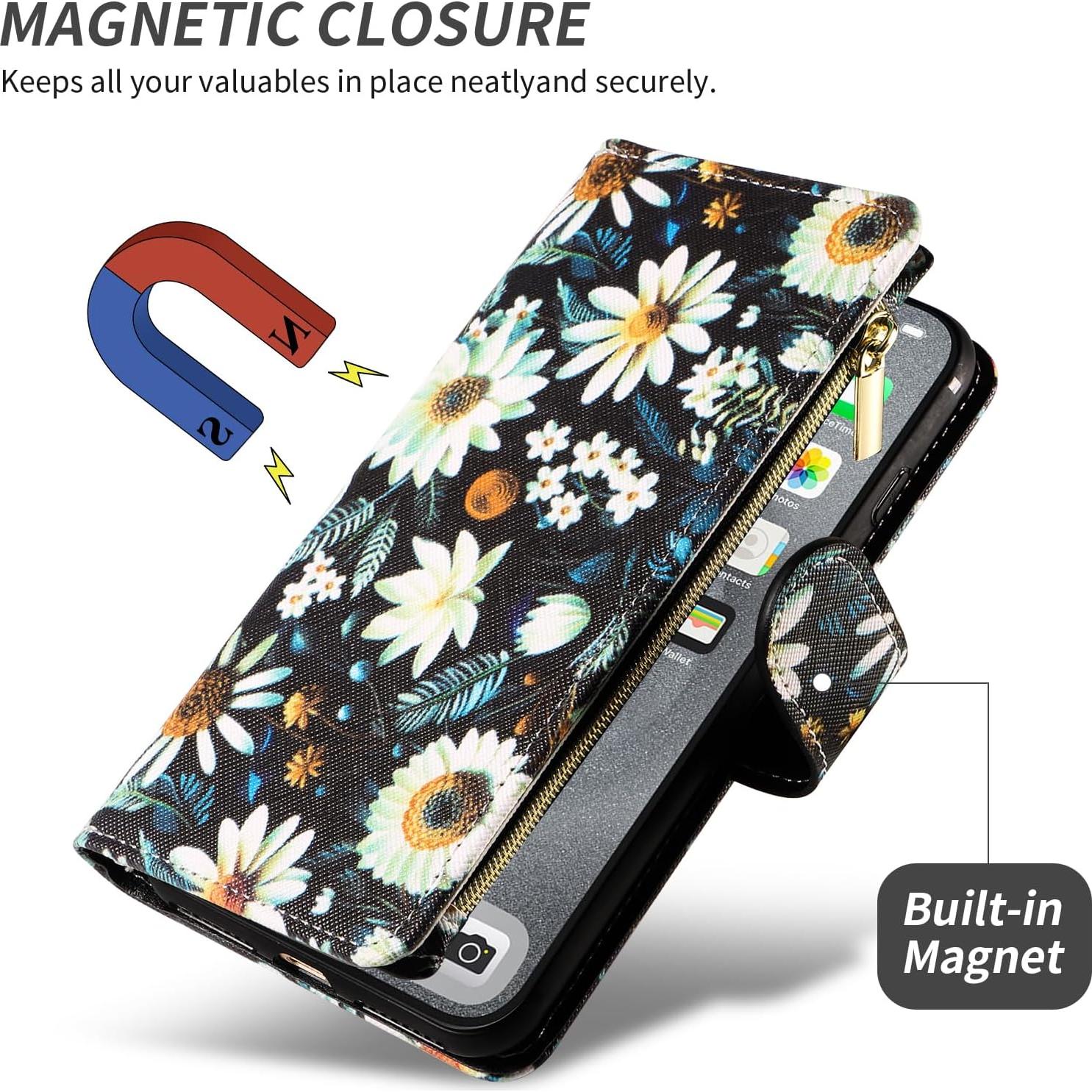 Funda billetera Furill para Cricket Magic 5G y AT&T Propel 5G