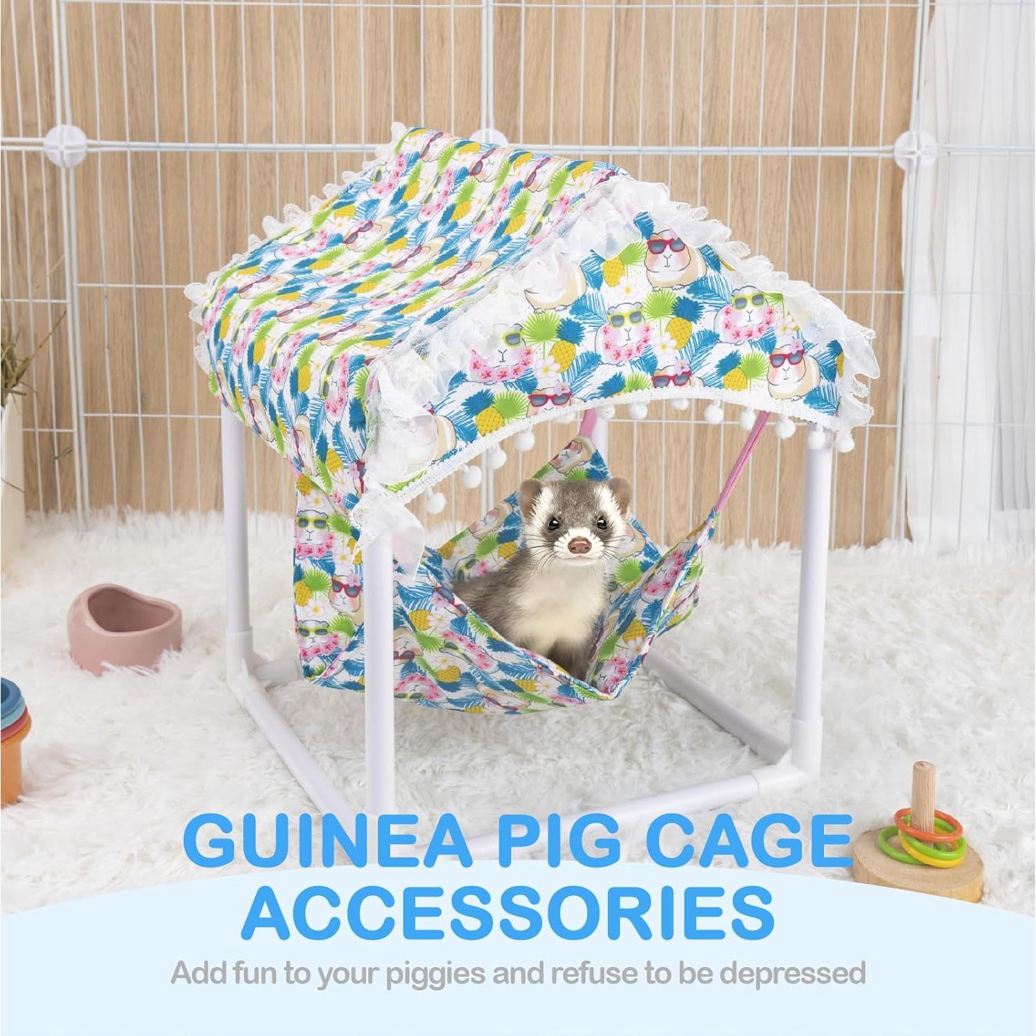 Hamaca Impermeable para Cobayas BESNEW 27x27cm Azul