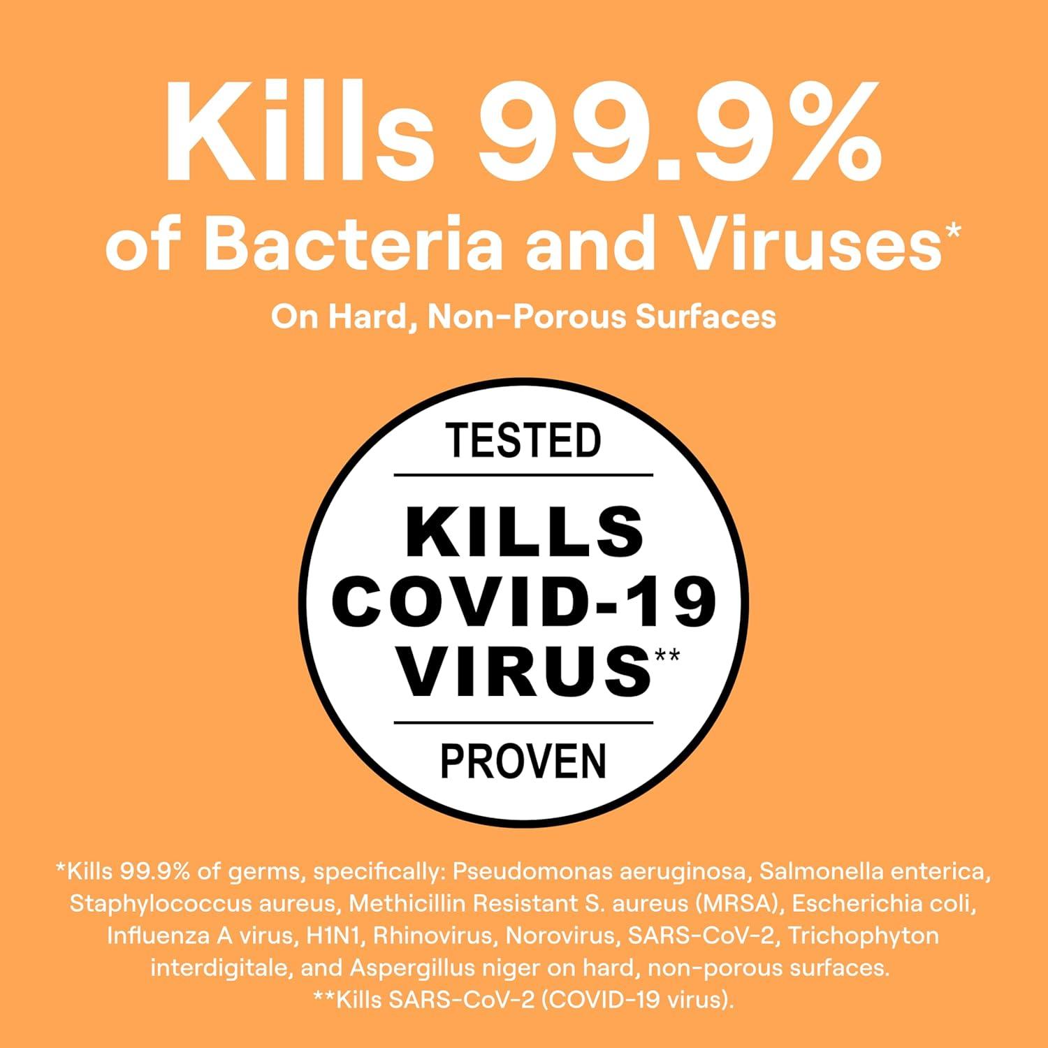 Limpiador Desinfectante Multi-Superficie Seventh Generation 770ml - Paquete de 4