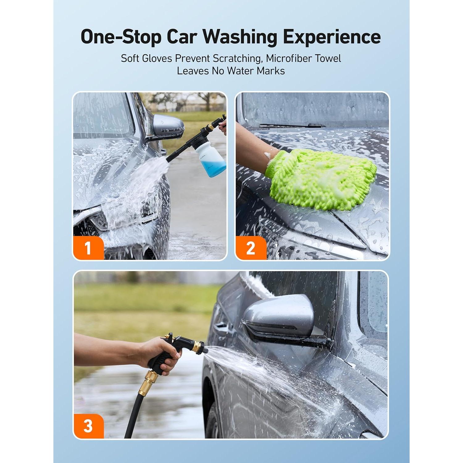 Pistola de Espuma AstroAI RI-WG10 con Mitón y Conector Rápido