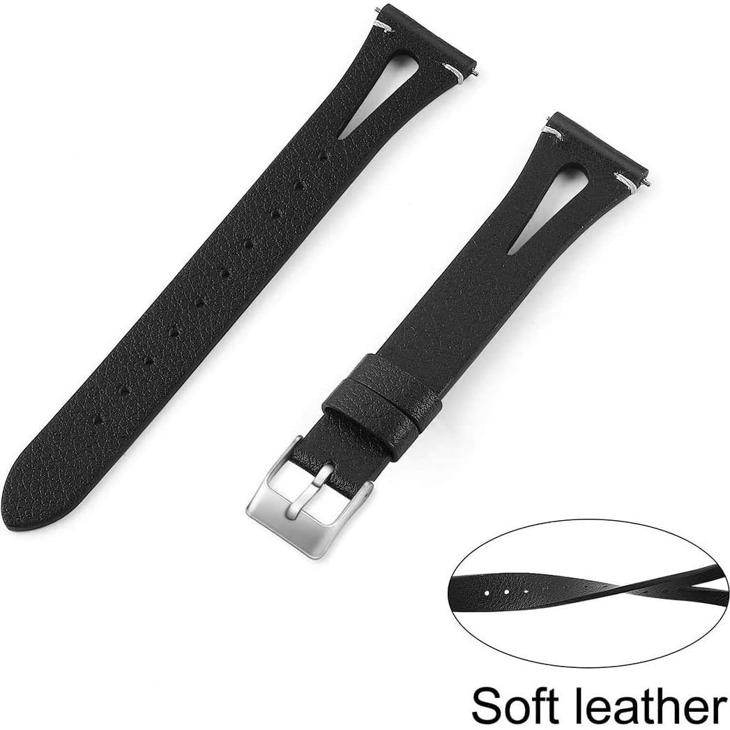 Correa de cuero vintage 18mm 20mm 22mm para Moto Watch