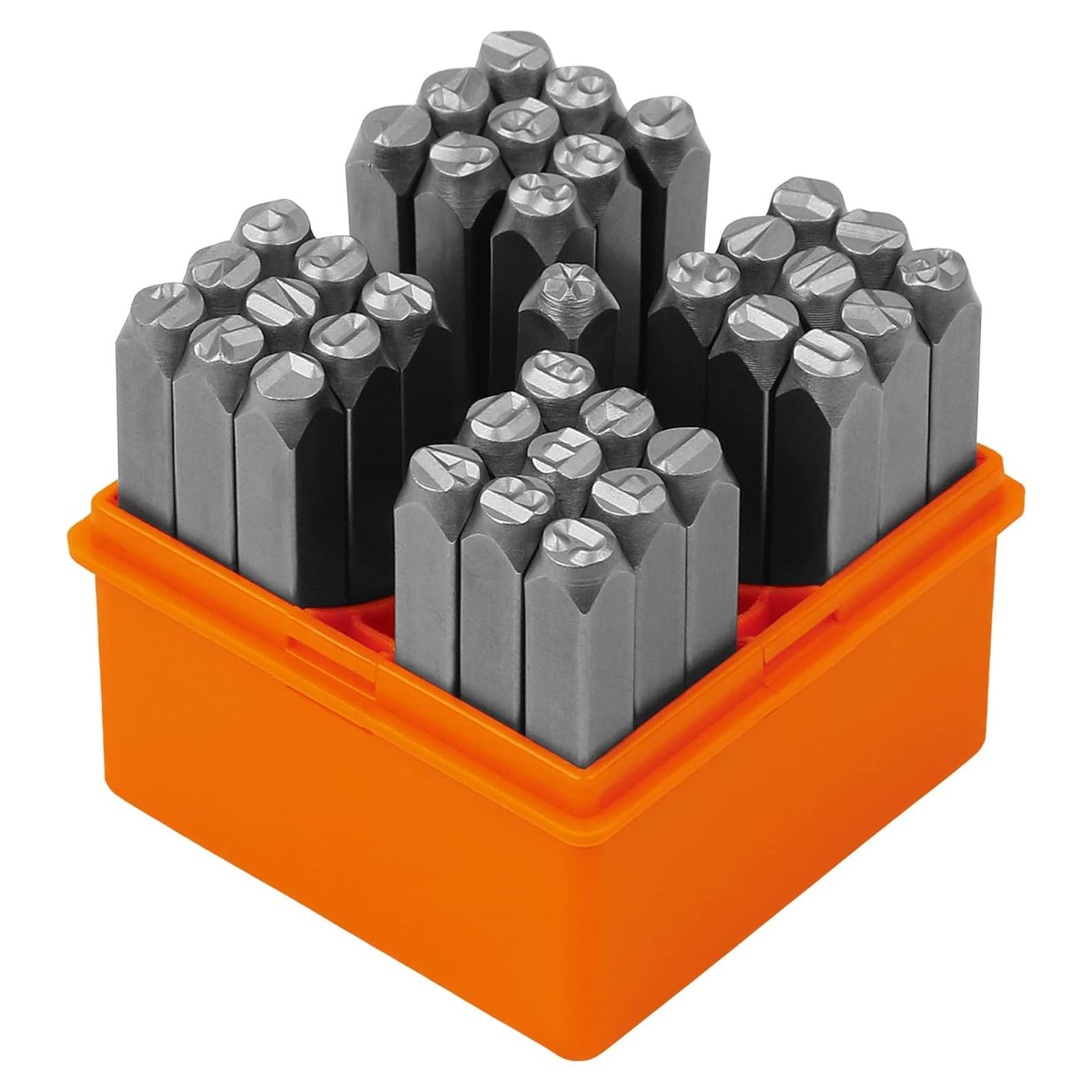 Juego de Sellos de Letras y Números HORUSDY 37 Piezas 6mm