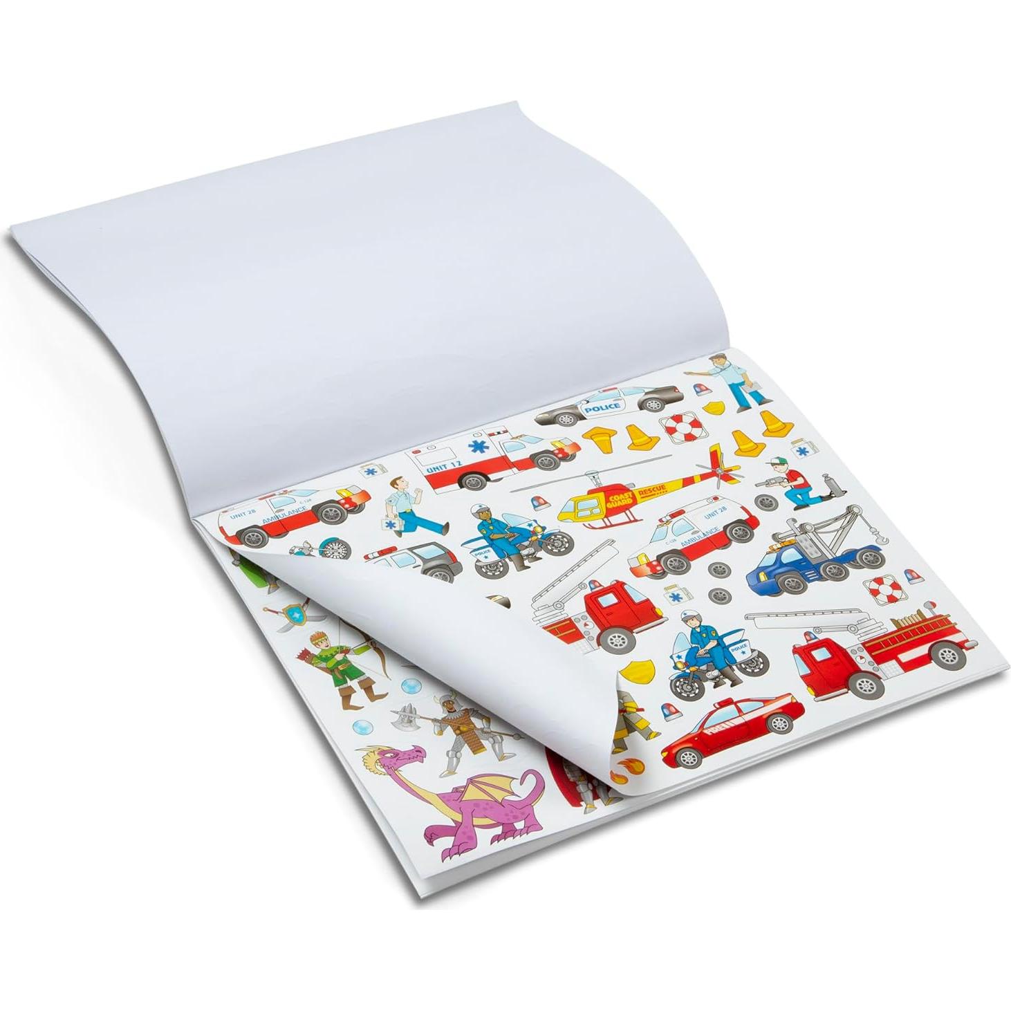 Libro de Stickers Melissa & Doug - Dinosaurios y Más - 500+ Stickers