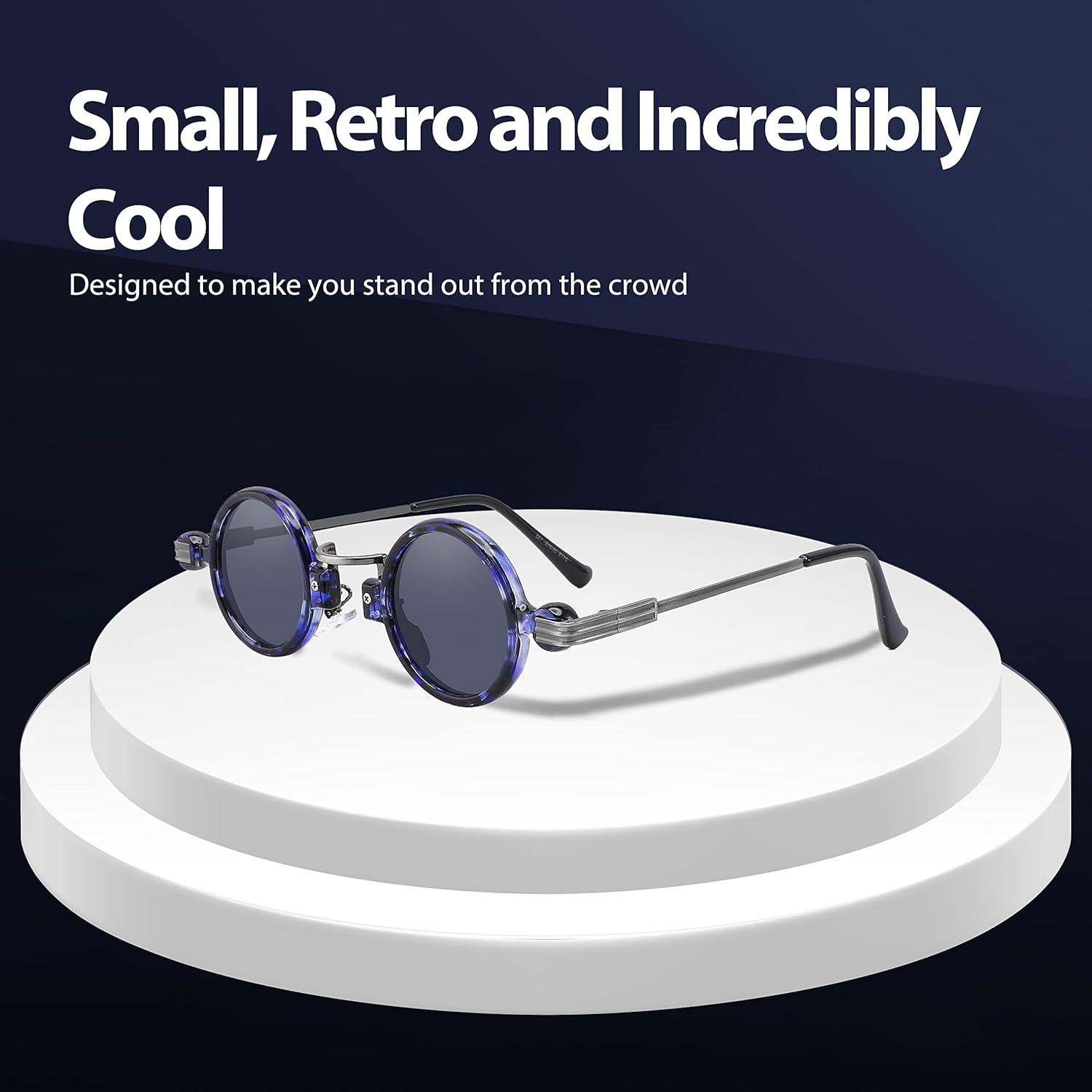 Gafas de sol redondas retro Technigadgets Isaac UV400