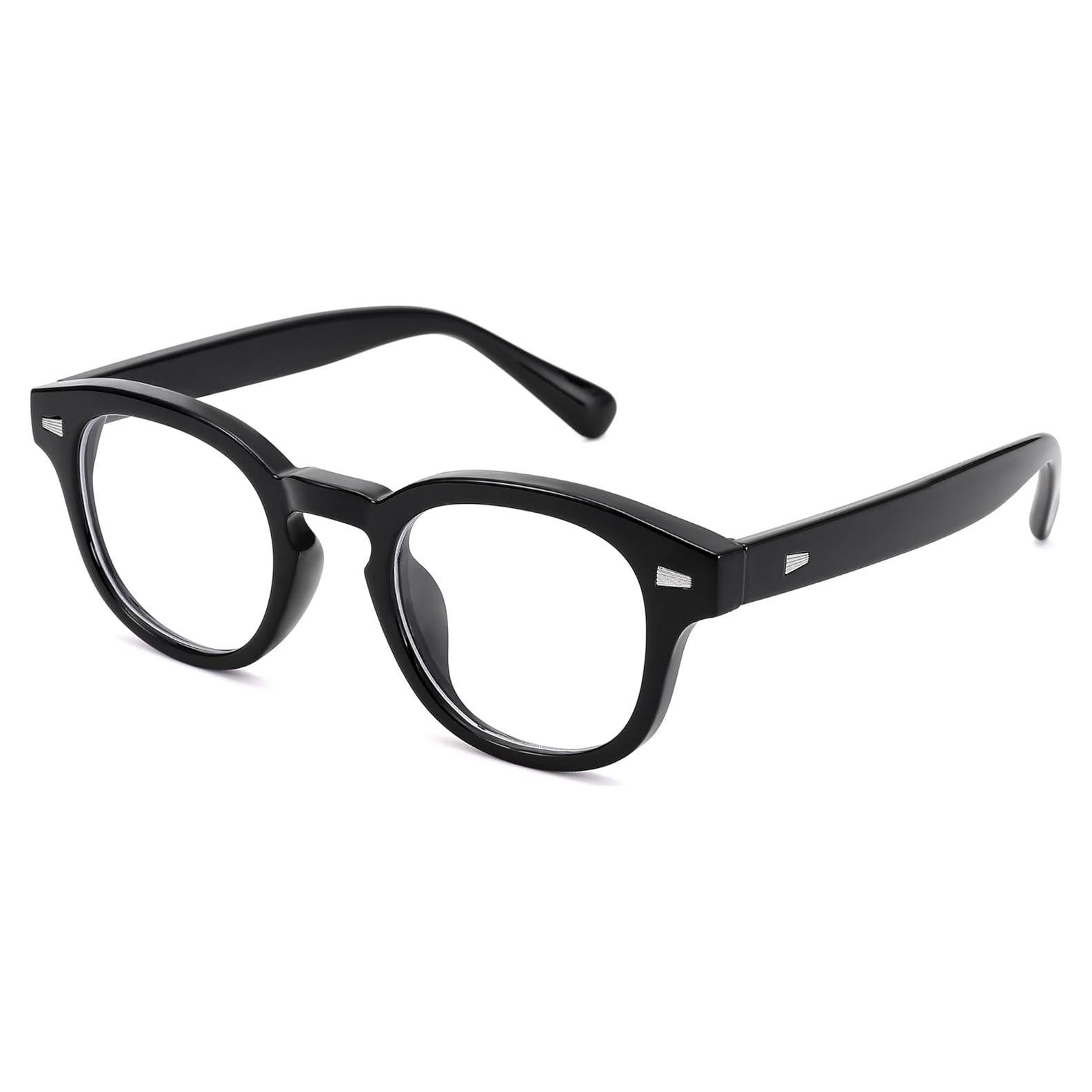 Gafas Redondas Retro NULOOQ con Lentes Transparentes 45mm