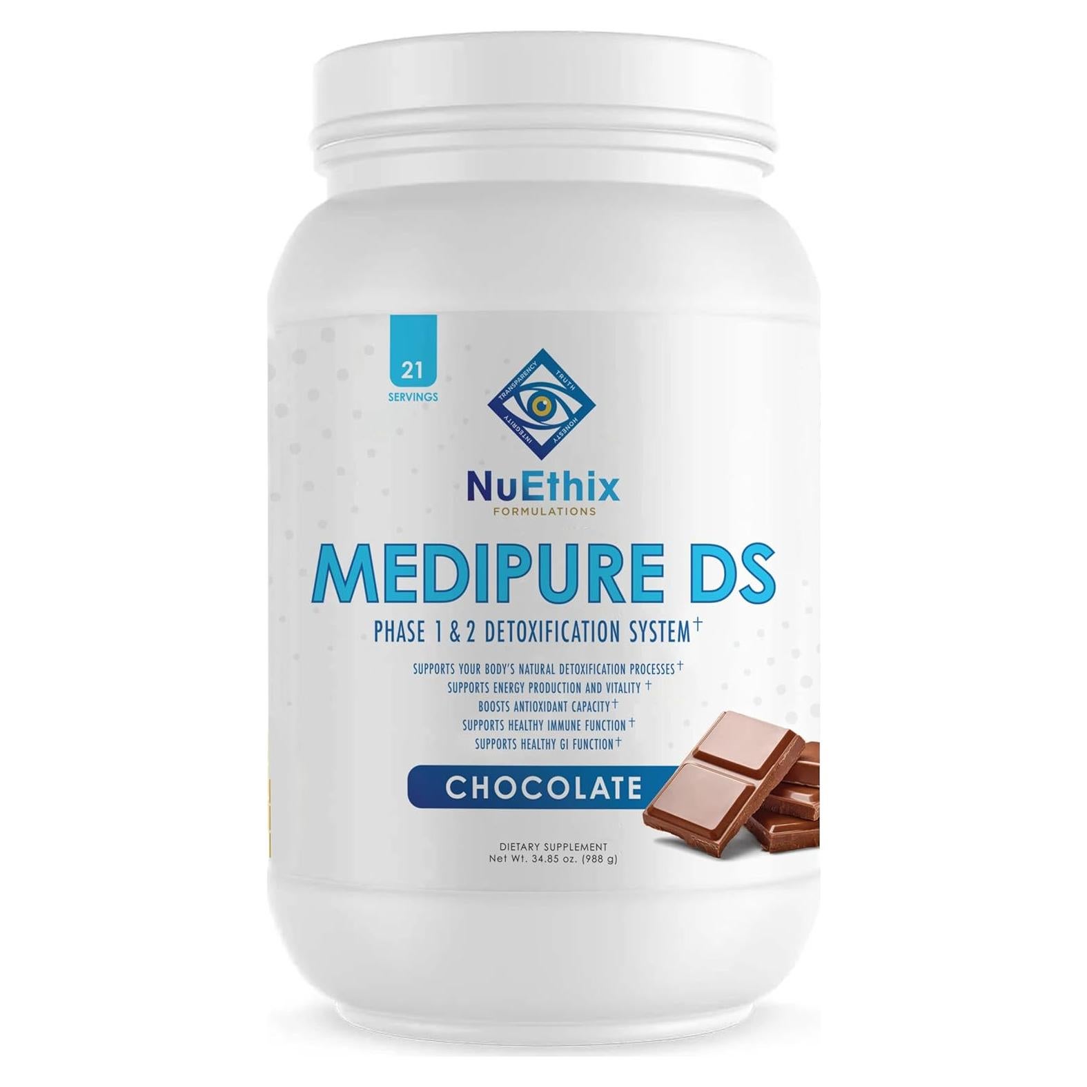Suplemento Desintoxicante Medipure DS Chocolate 21 Porciones