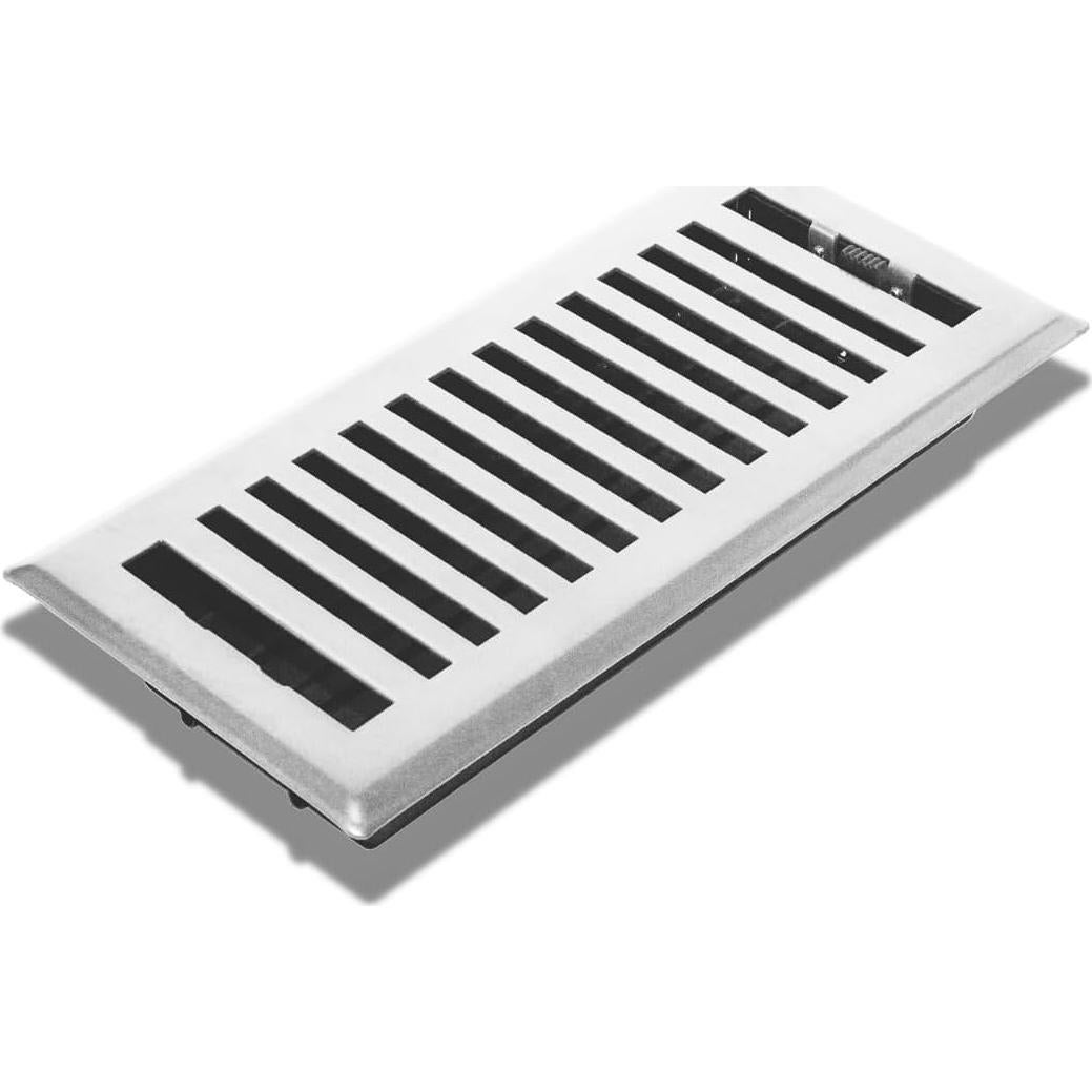 Rejilla de Piso de Acero Blanco Glaciar 2" x 10" - Sierra Gates