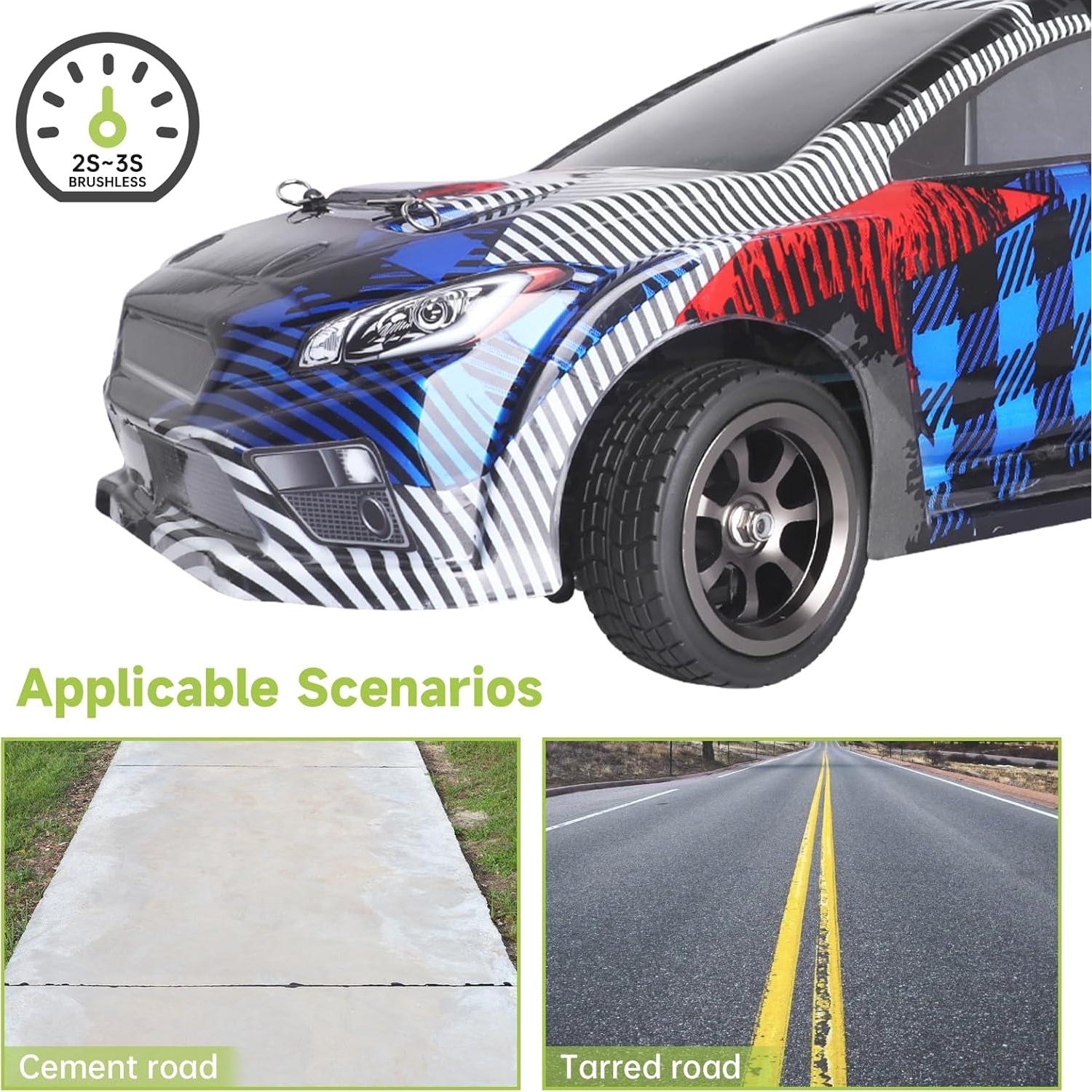 Llantas de Coche de Carreras 1/10 Hobbyfire Aluminio 67mm