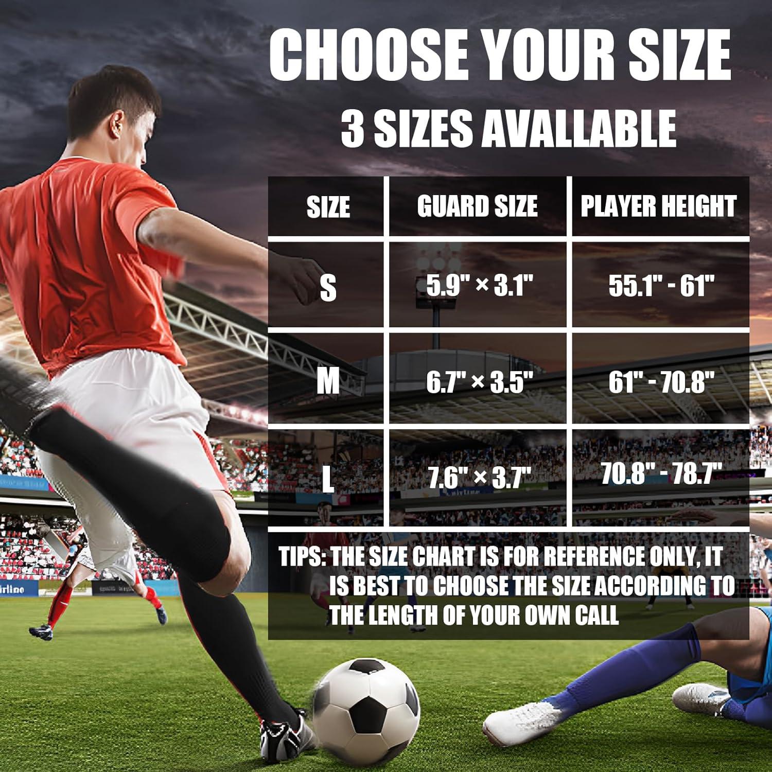 Espinilleras de Fútbol Septo para Niños y Adultos - 2 Pares