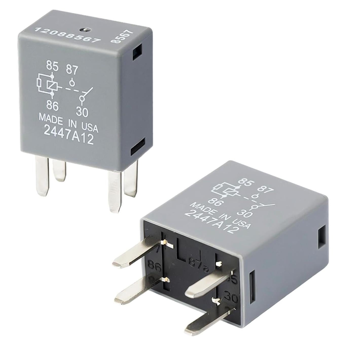 Relé Automotriz Gfdoso 12088567 12V 30A 4 Pines Compatible