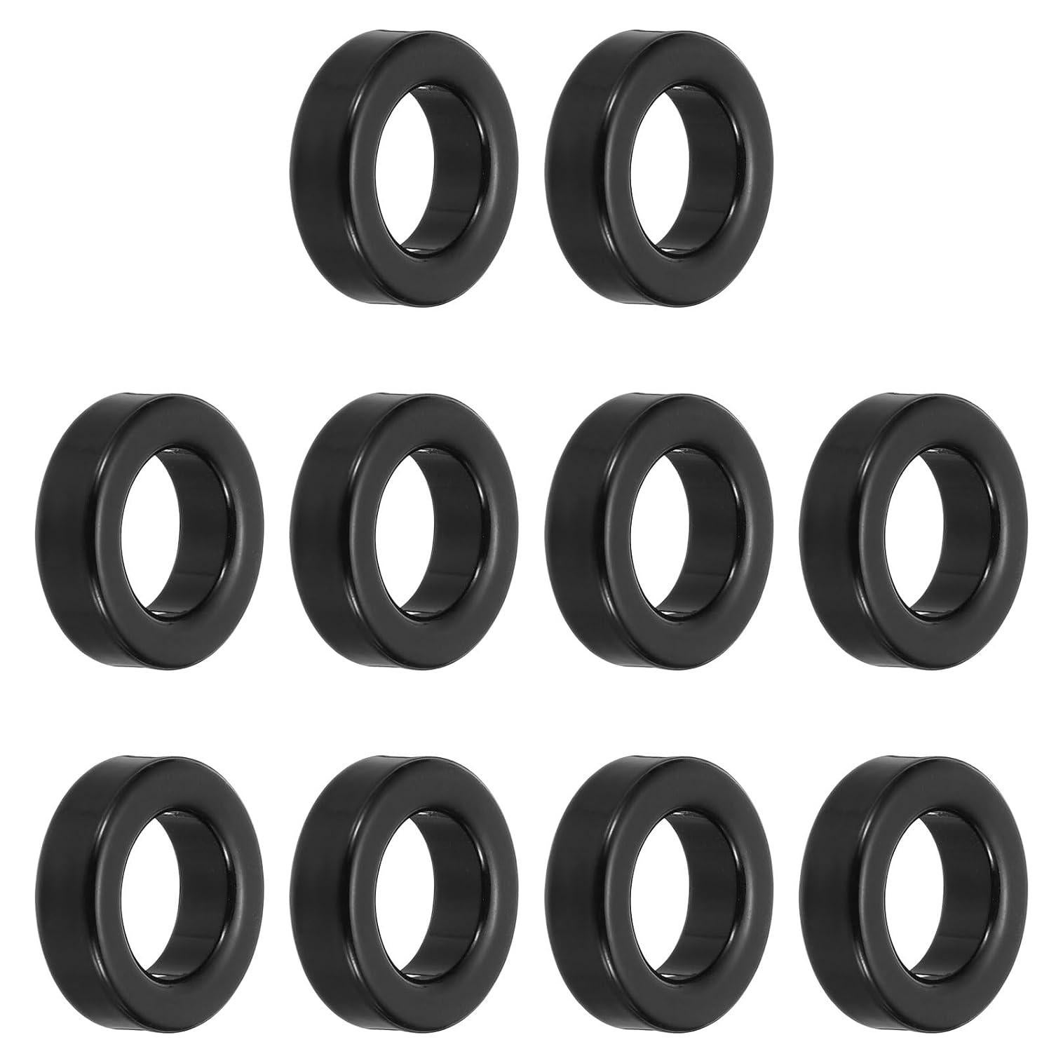 Núcleo Toroidal de Ferrita uxcell 10Pcs 23x36x13mm Negro