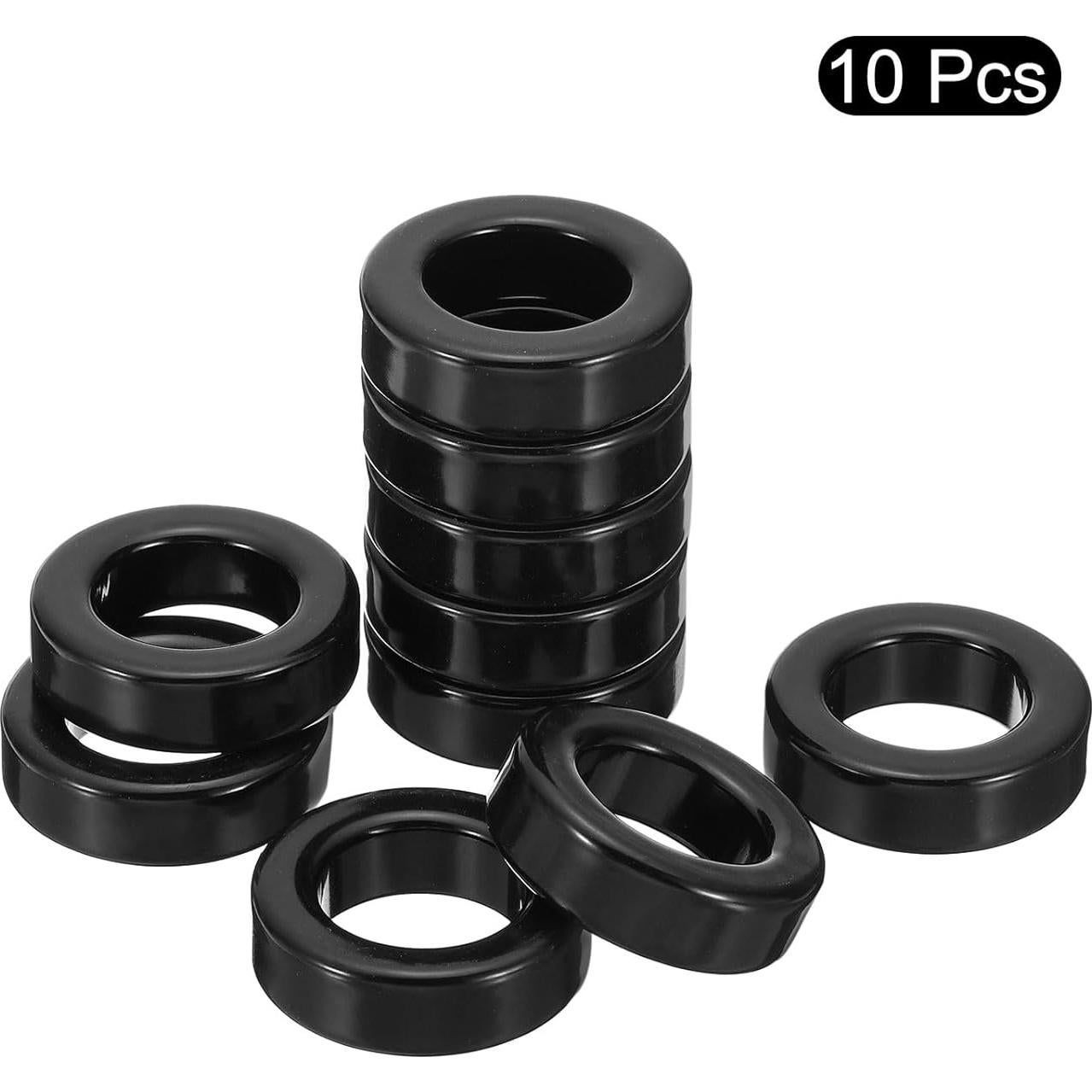 Núcleo Toroidal de Ferrita uxcell 10Pcs 23x36x13mm Negro