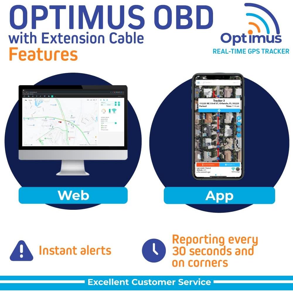 Rastreador GPS OBD Optimus para Autos - Instalación Fácil