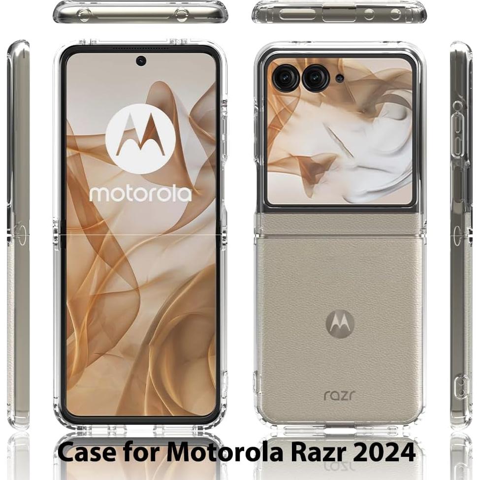 Funda Sucnakp para Motorola Razr 2024/2025 TPU Transparente